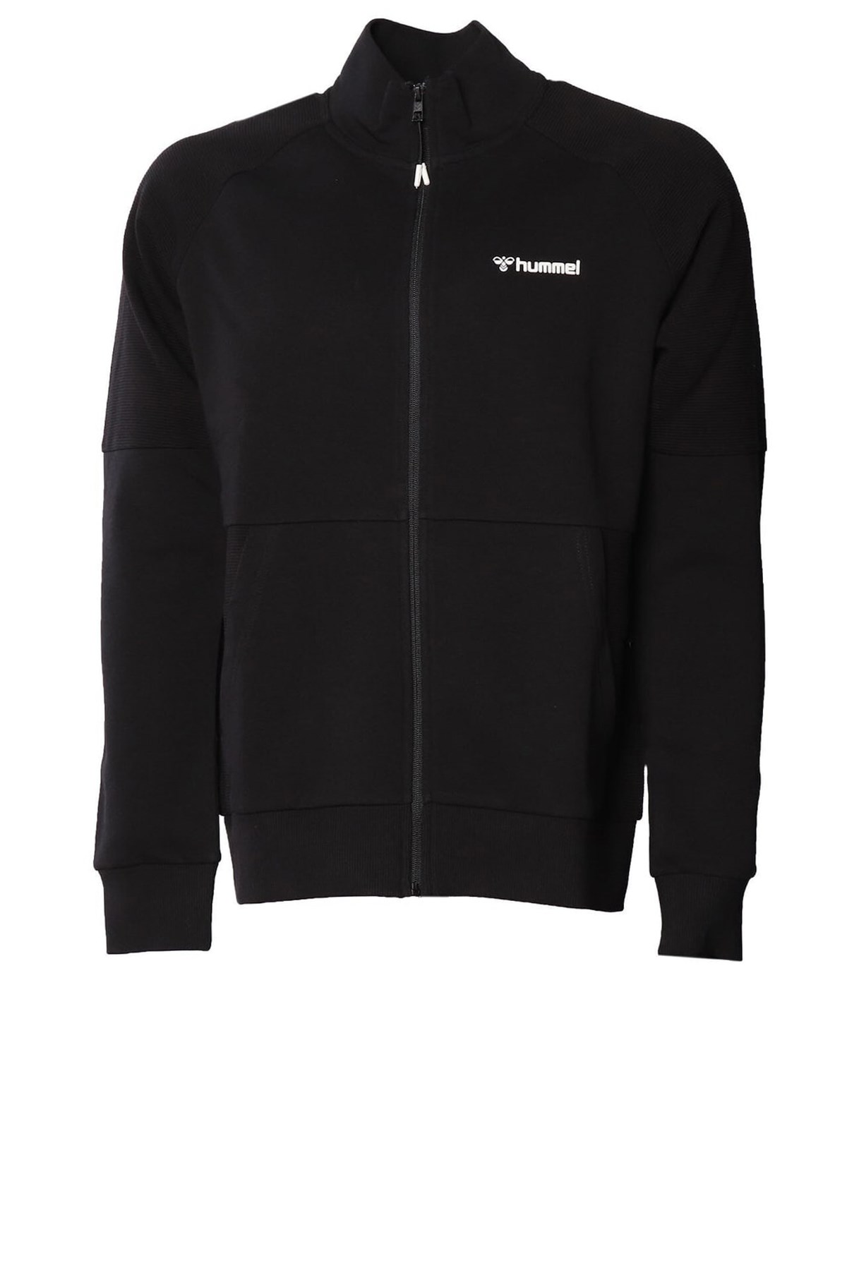 Hummel Dexy Fermuarlı Erkek Sweatshirt 921493-2001 Siyah