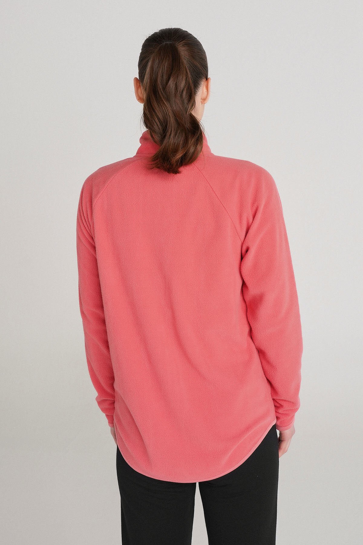 Hummel Harajeh Fleece Fermuarlı Kadın Sweatshirt 921502-1002 Turuncu