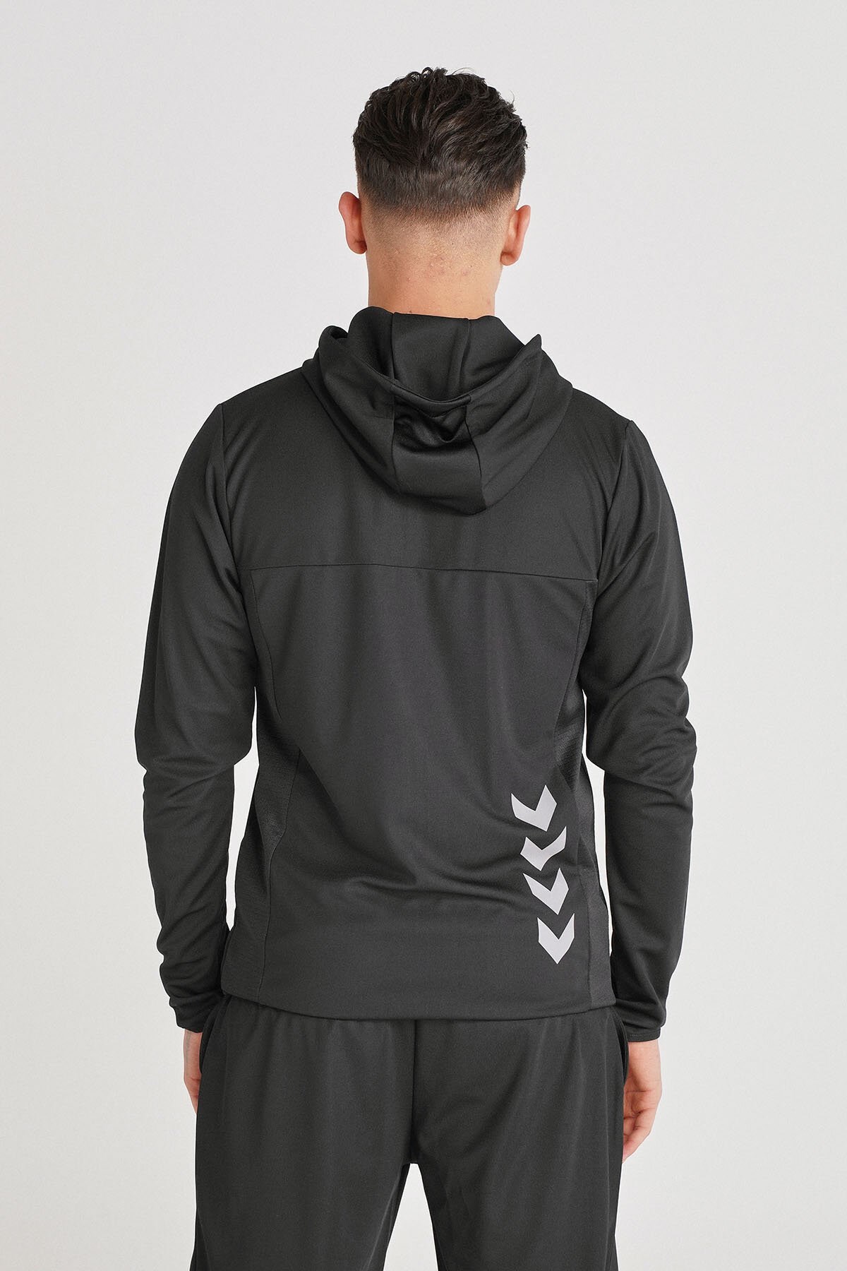 Hummel Helidor Fermuarlı Erkek Sweatshirt 921504-2001 Siyah