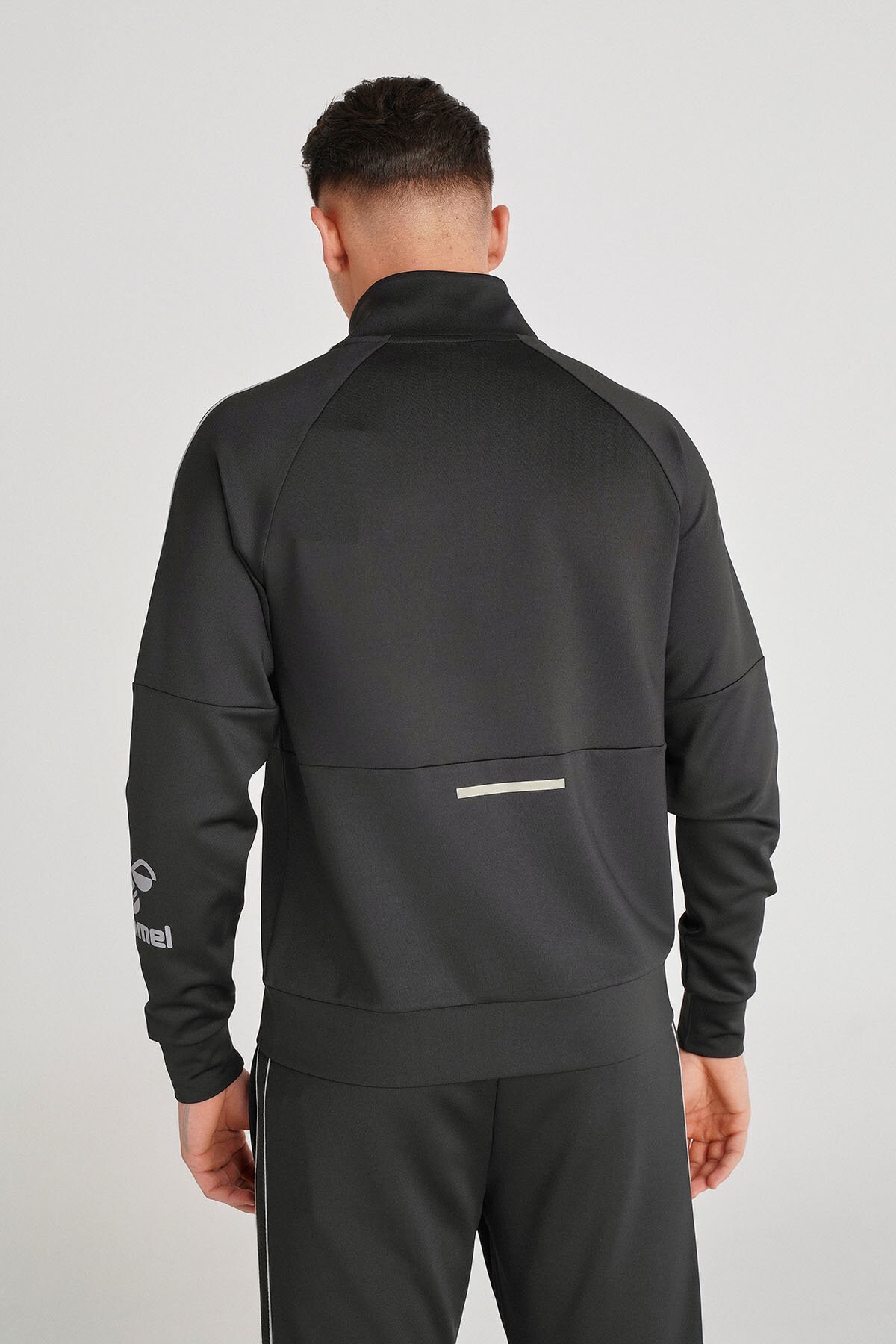 Hummel Karly Fermuarlı Erkek Sweatshirt 921510-2001 Siyah