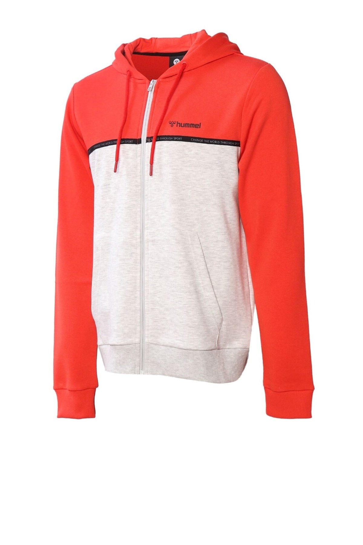Hummel Milock Fermuarlı Erkek Sweatshirt 921524-1027 Kırmızı