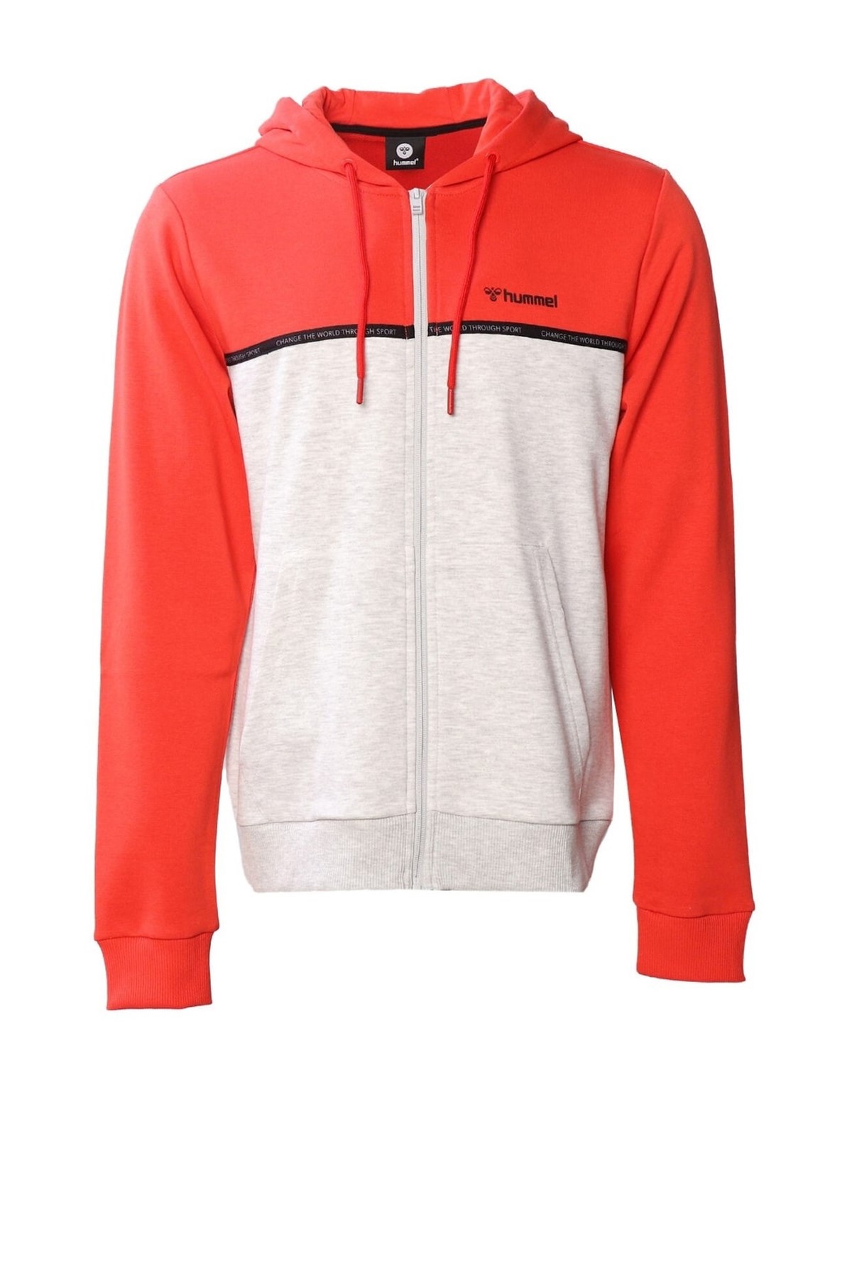 Hummel Milock Fermuarlı Erkek Sweatshirt 921524-1027 Kırmızı