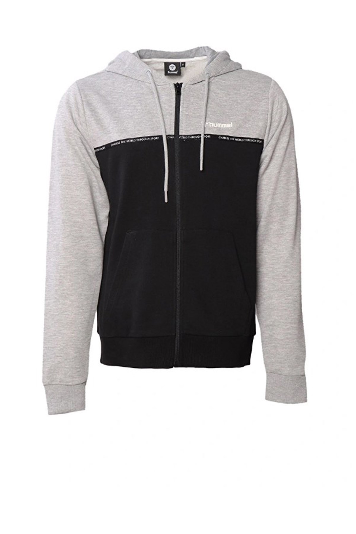 Hummel Milock Fermuarlı Erkek Sweatshirt 921524-2006 Gri