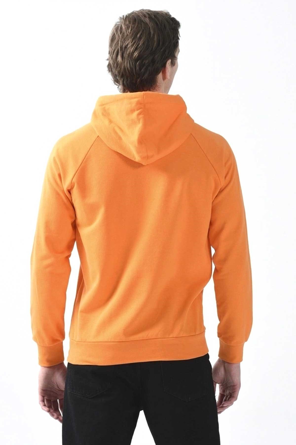 Hummel T-Isam 2.0 Erkek Sweatshirt 921556-2109 Turuncu