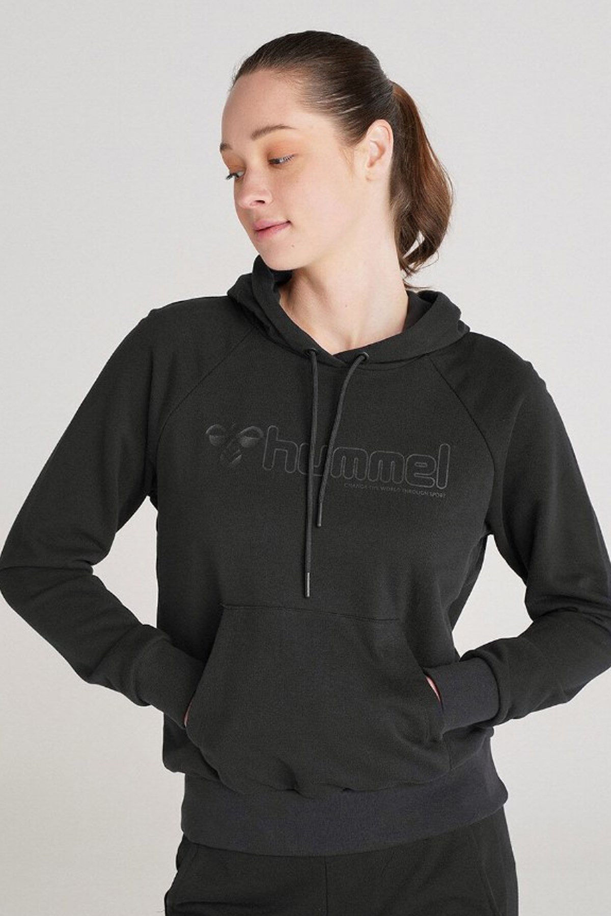 Hummel T-Noni 2.0 Kadın Sweatshirt 921559-2001 Siyah