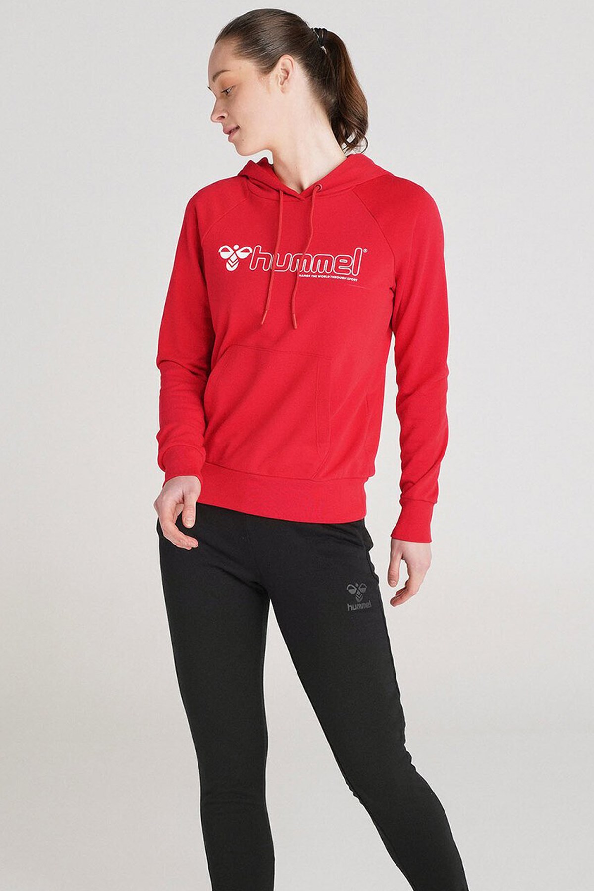 Hummel T-Noni 2.0 Kadın Sweatshirt 921559-3658 Kırmızı