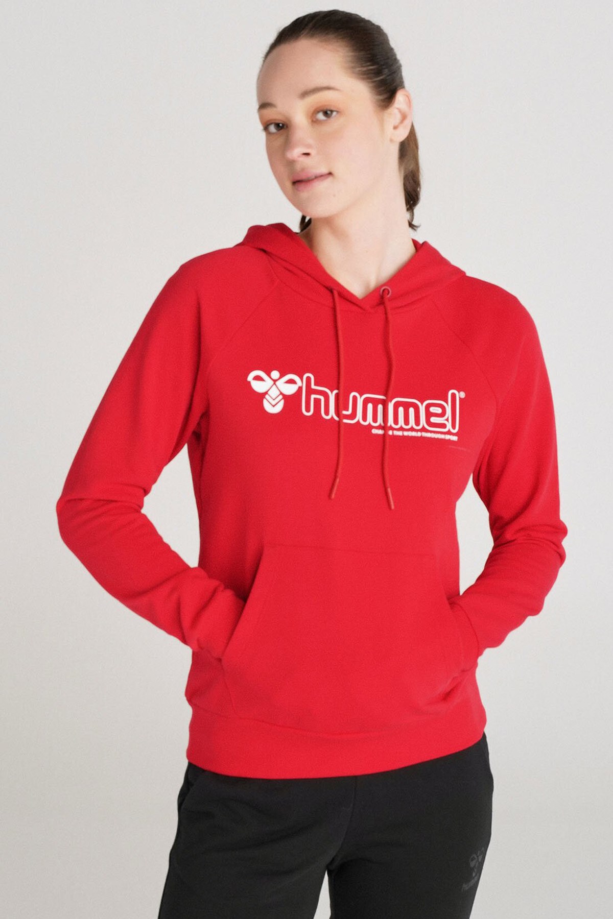 Hummel T-Noni 2.0 Kadın Sweatshirt 921559-3658 Kırmızı