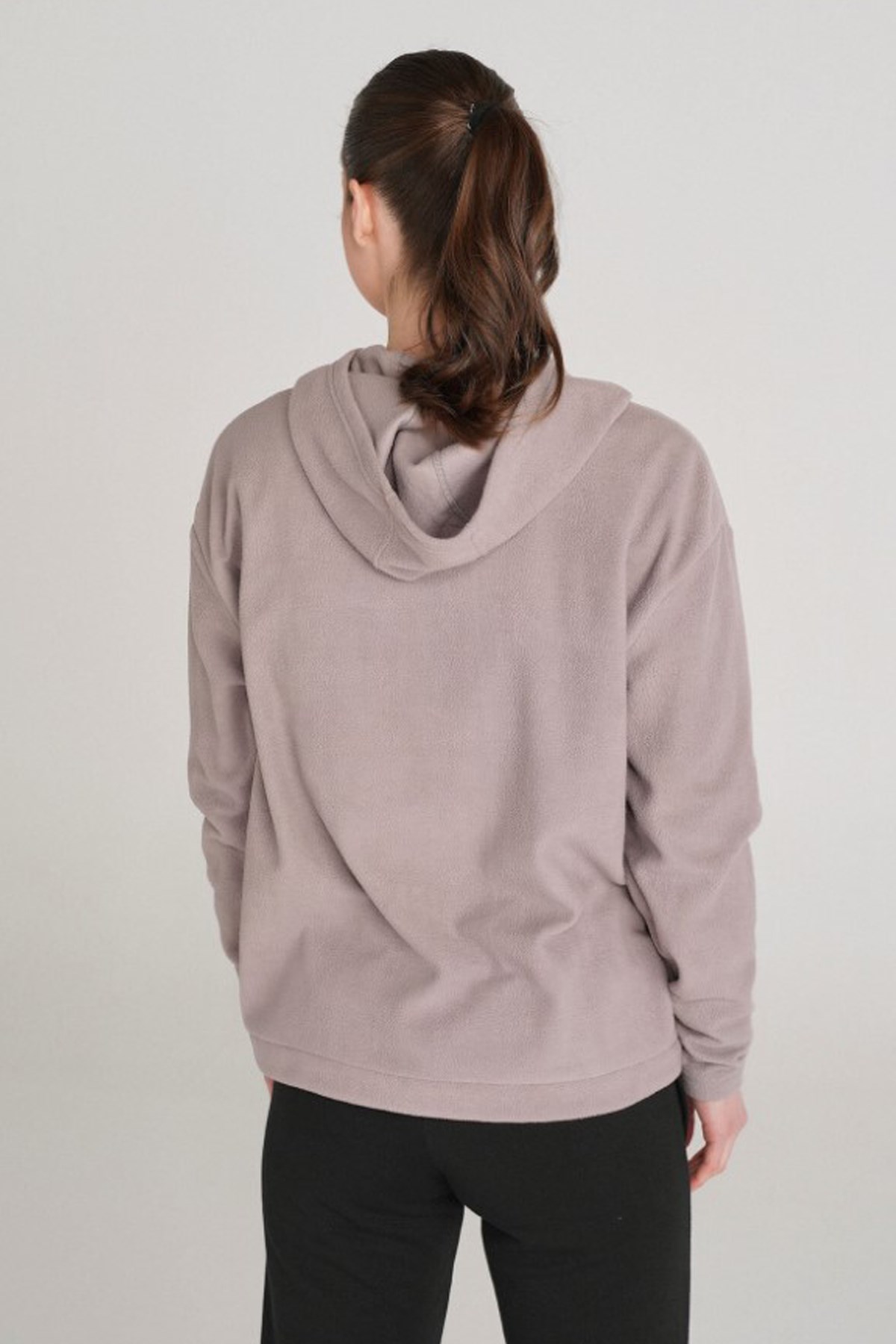 Hummel Vostok Fleece Fermuarlı Kadın Sweatshirt 921570-1026 Gri