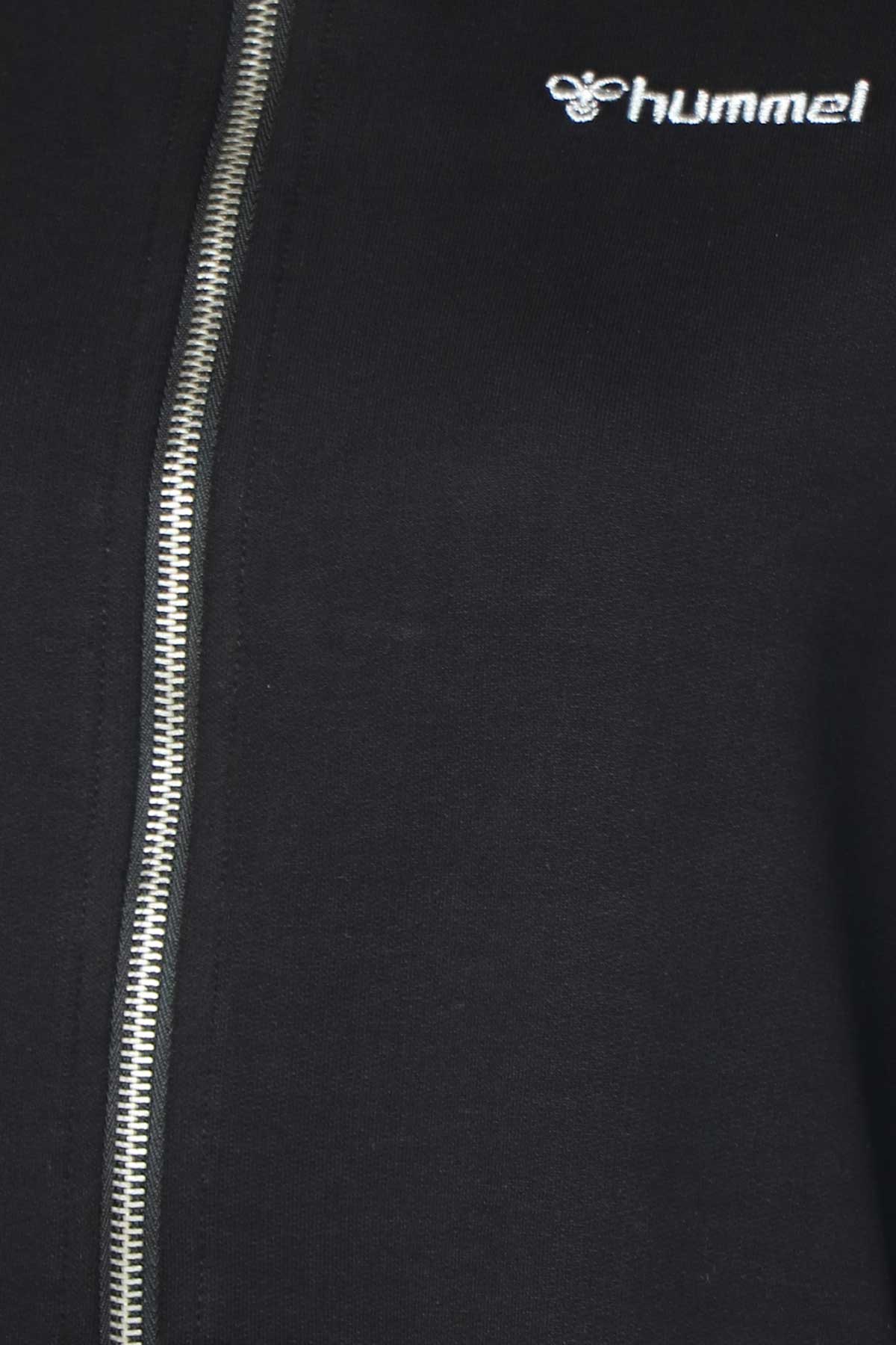 Hummel Bondi Zip Kadın Fermuarlı Sweatshirt 921588-2001 Siyah