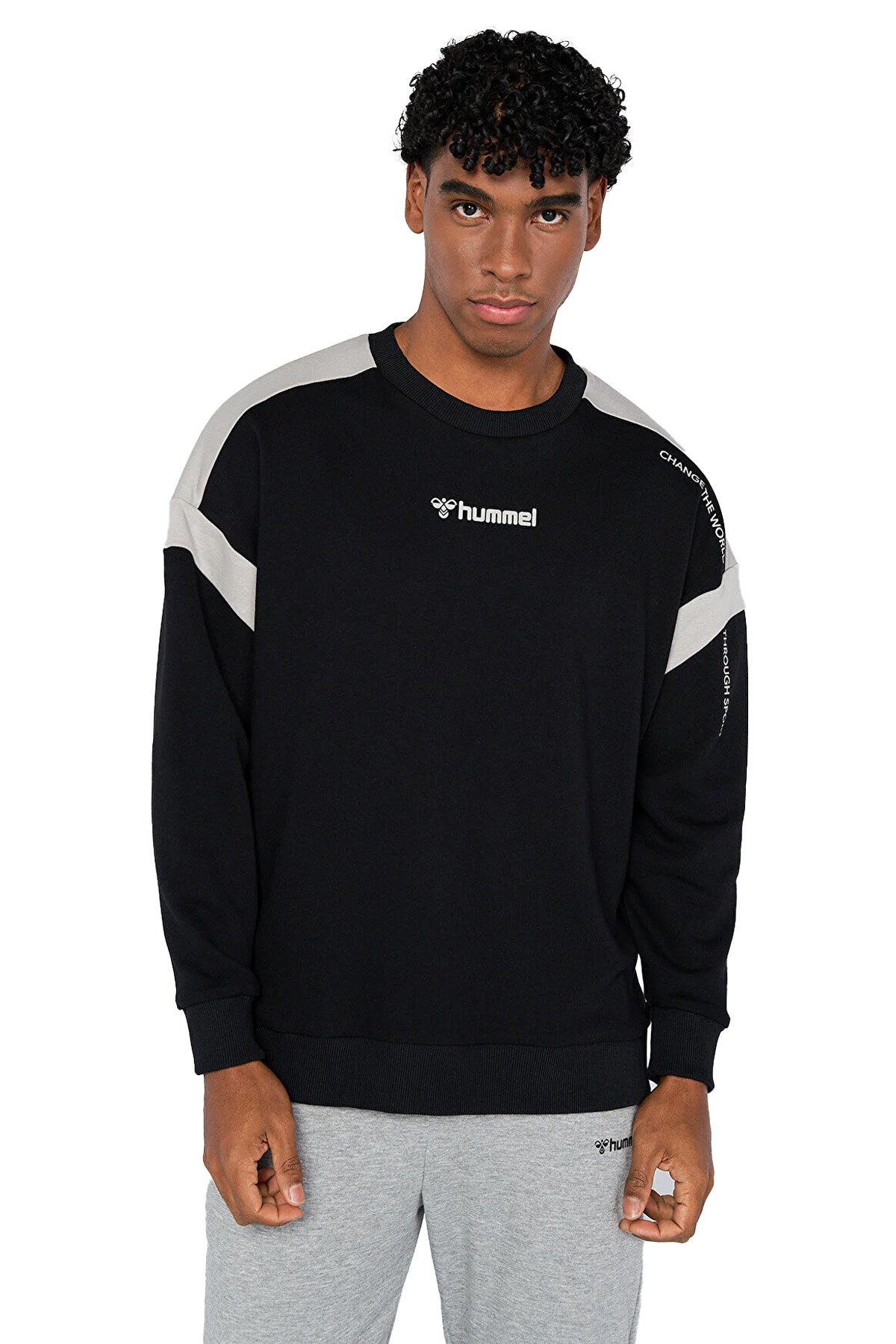 Hummel Erkek Sweatshirt 921594-2001 Siyah