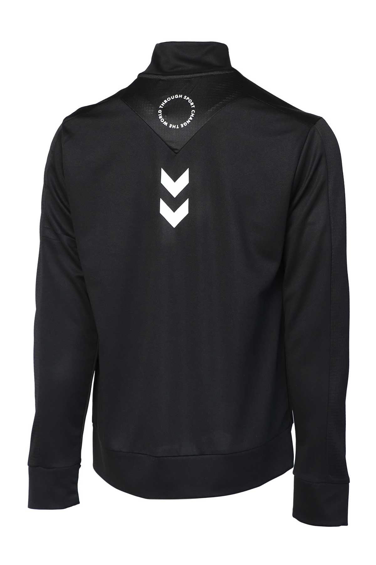 Hummel Elpidio Zip Erkek Fermuarlı Ceket 921598-2001 Siyah