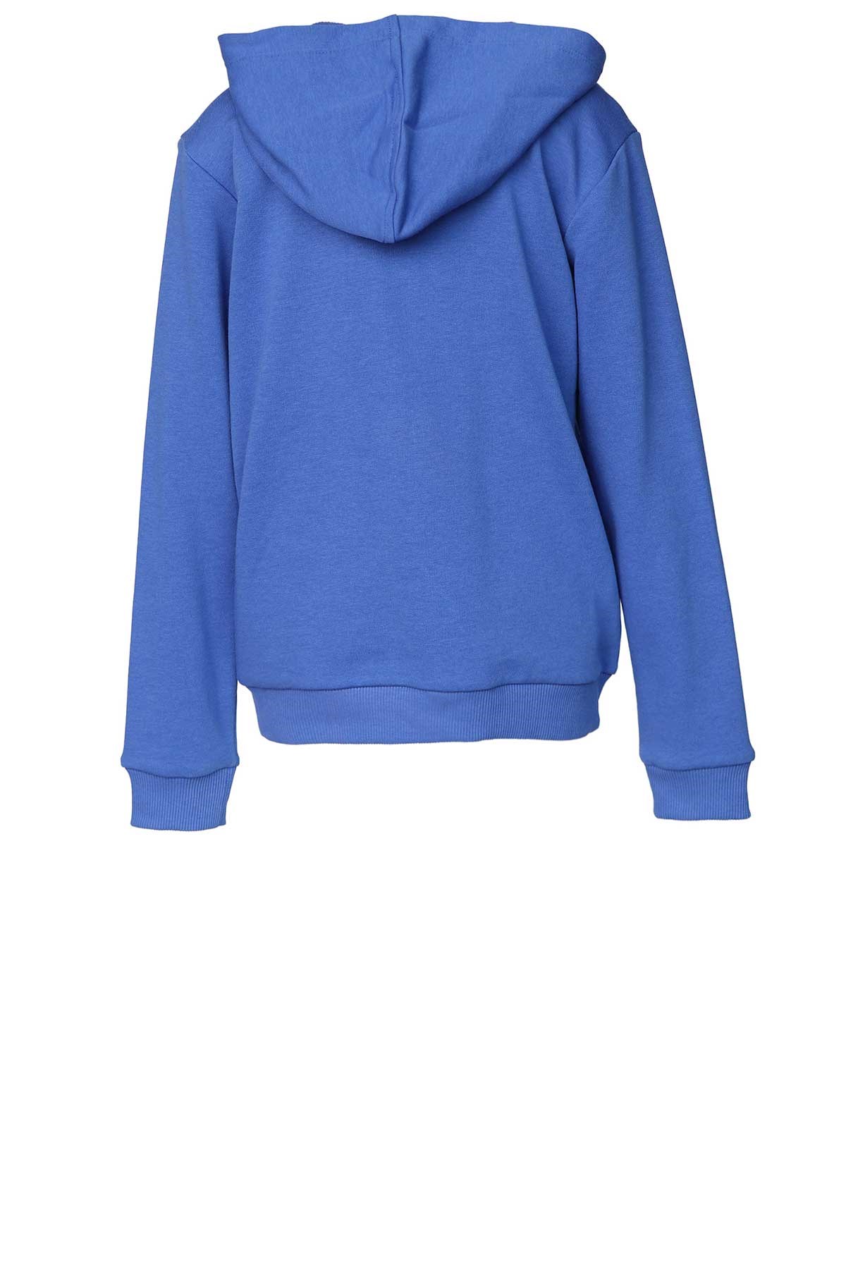 Hummel Felisias Zip Çocuk Fermuarlı Sweatshirt 921599-7837 Mavi