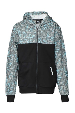 Hummel Gaiman Zip Çocuk Fermuarlı Sweatshirt 921600-2001 Siyah