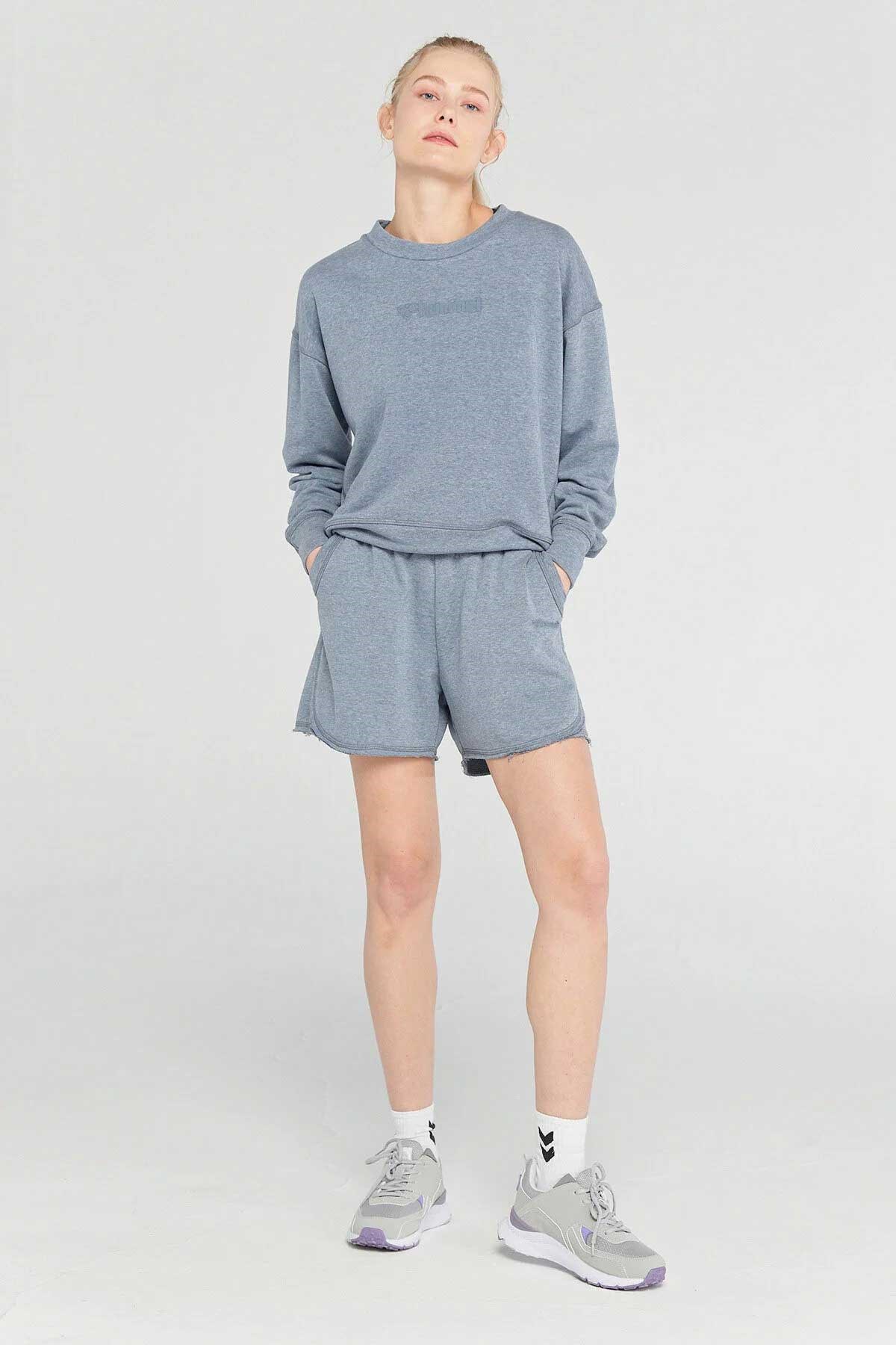 Hummel Jade Kadın Sweatshirt 921608-2223 Gri