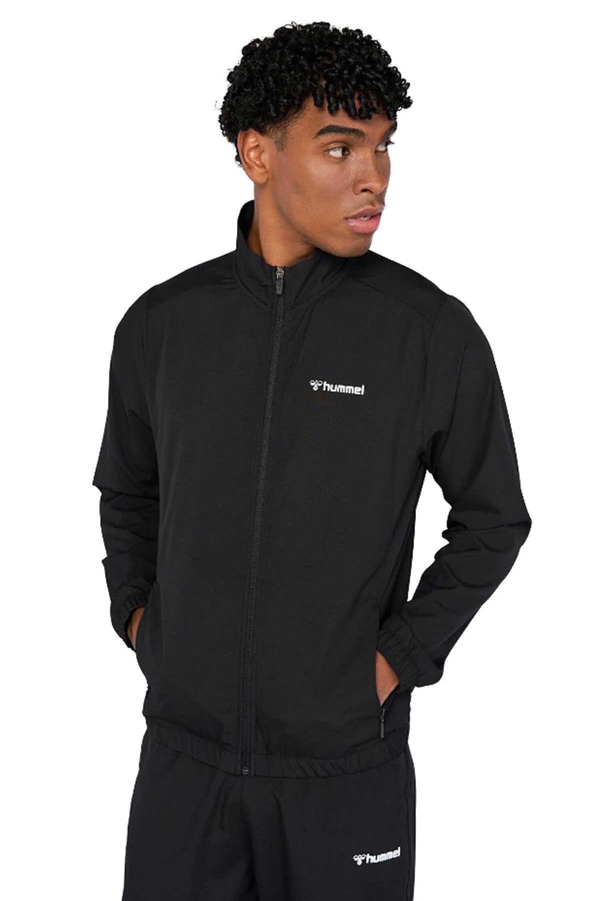 Hummel Lui Zip Erkek Fermuarlı Ceket 921618-2001 Siyah