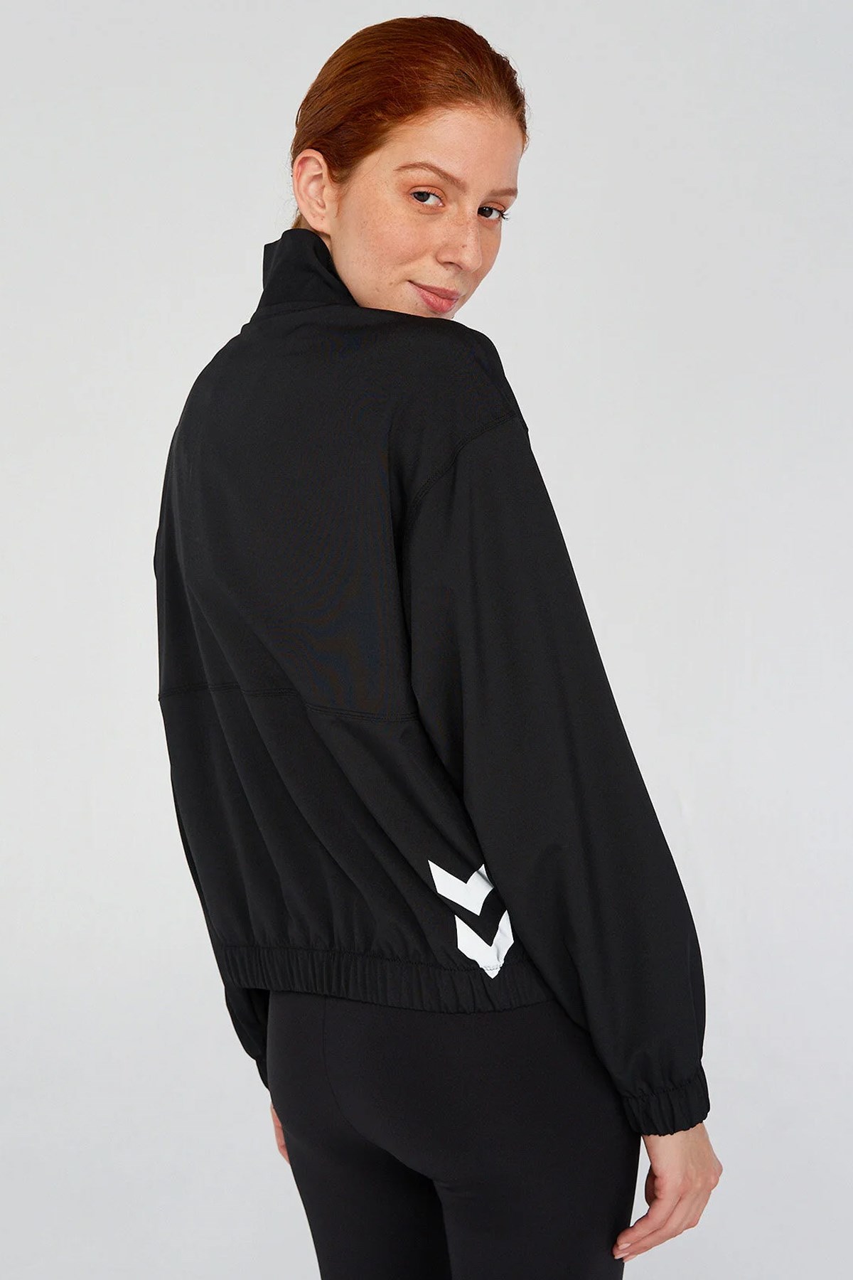 Hummel Mabila Zip Kadın Fermuarlı Ceket 921620-2001 Siyah