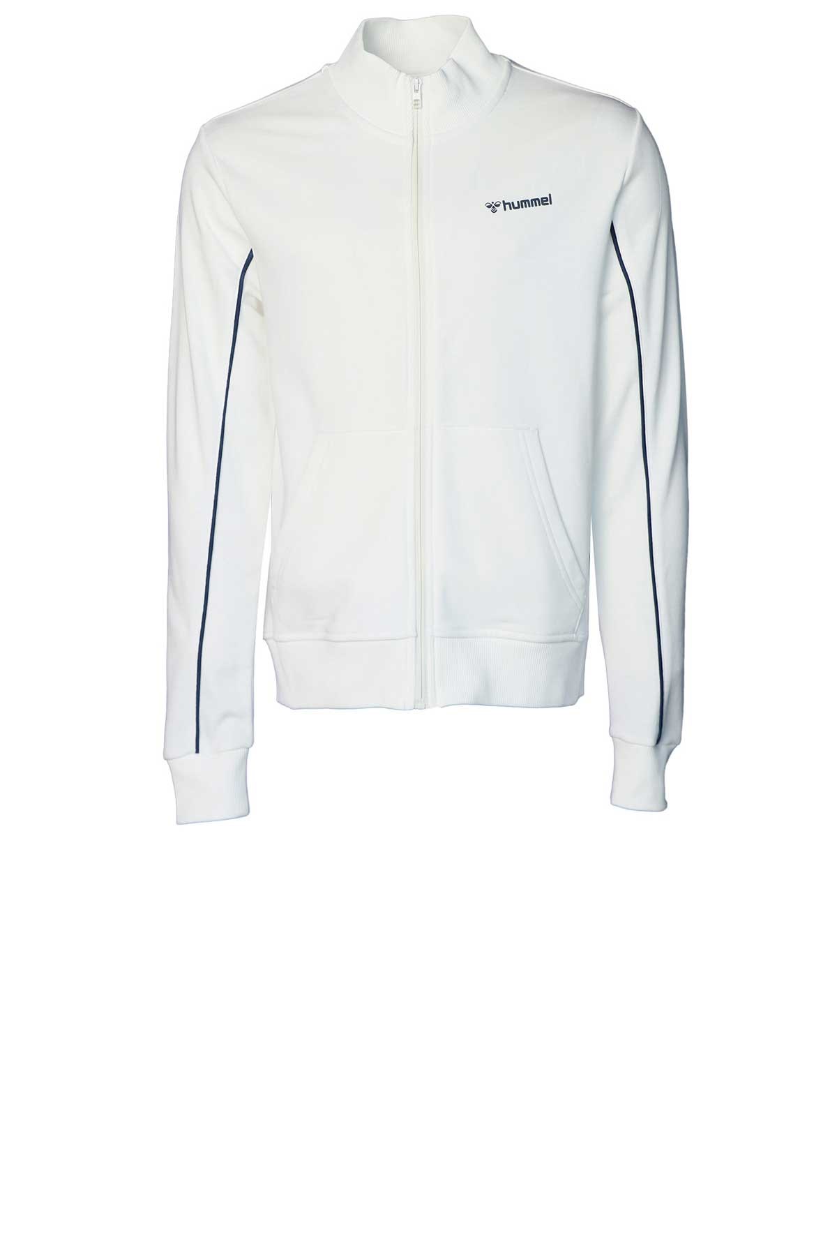 Hummel Monet Zip Erkek Fermuarlı Ceket 921626-9003 Beyaz