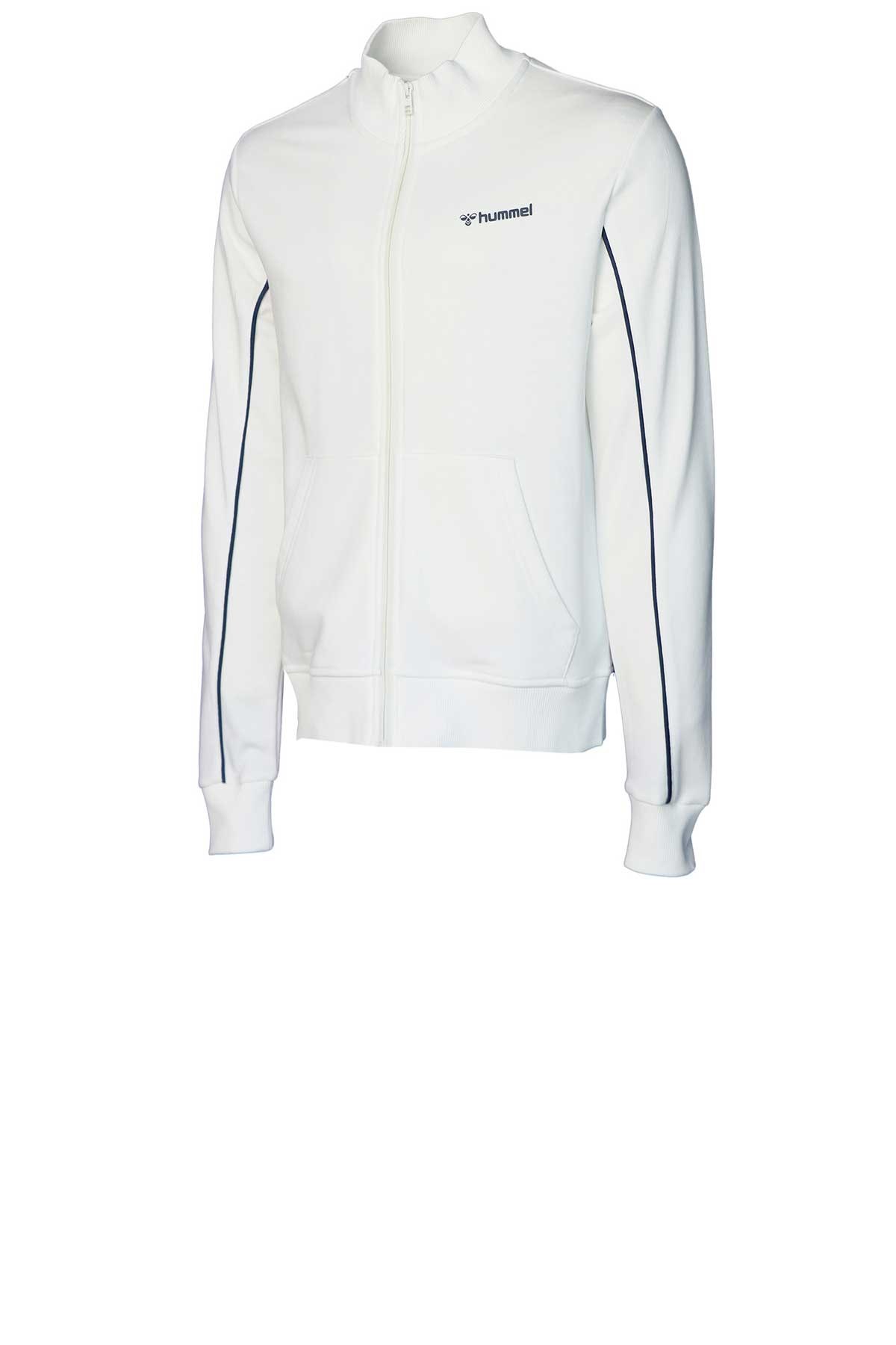 Hummel Monet Zip Erkek Fermuarlı Ceket 921626-9003 Beyaz