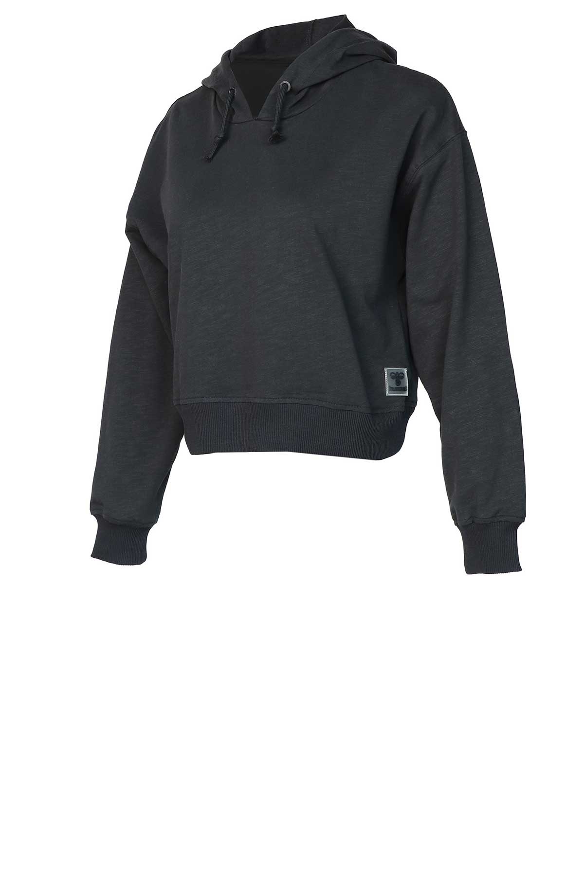 Hummel Nissi Crop Kadın Sweatshirt 921629-2001 Siyah
