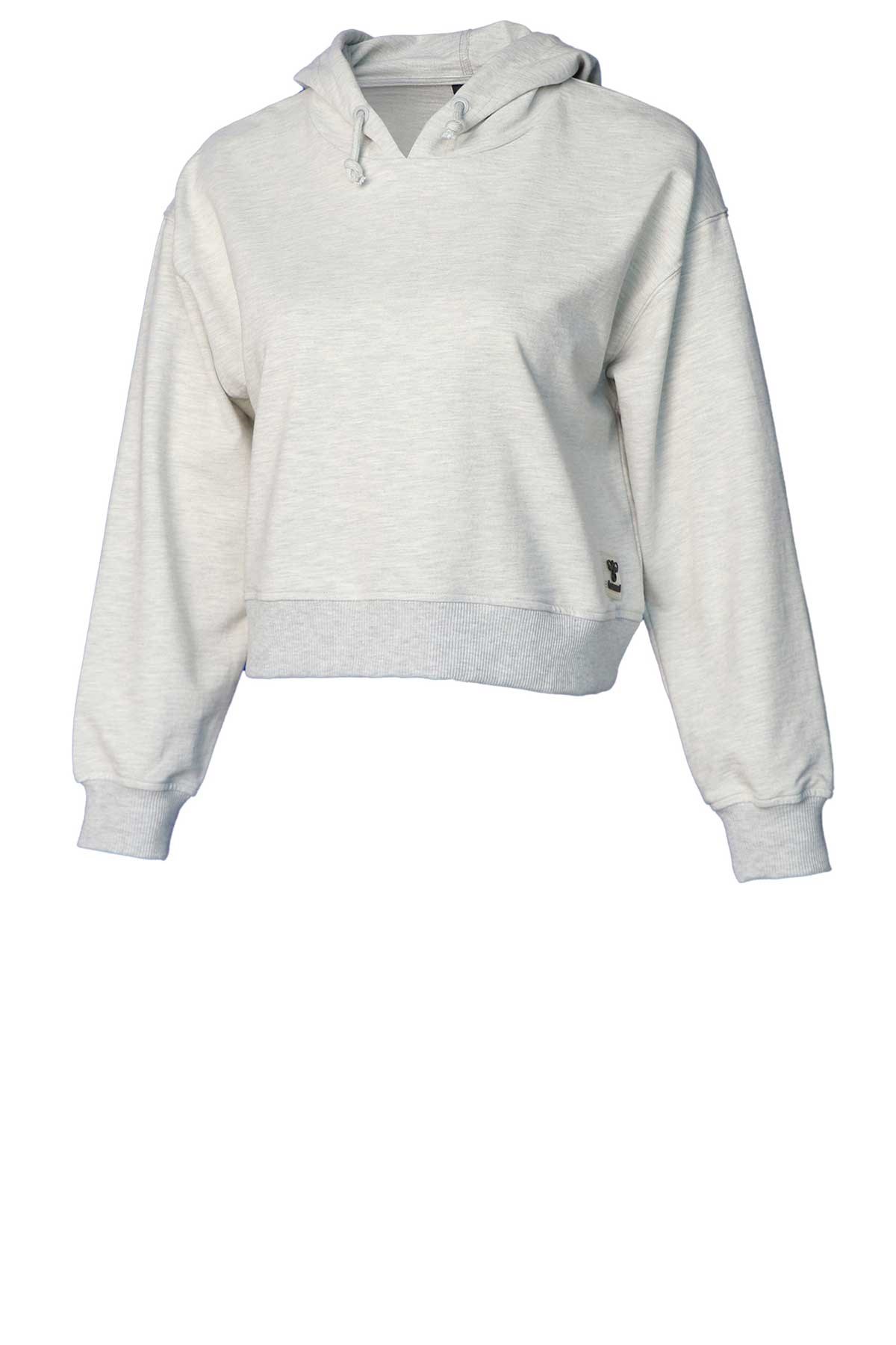 Hummel Nissi Crop Kadın Sweatshirt 921629-9098 Gri