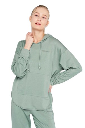 Hummel Palm Kadın Sweatshirt 921632-6607 Yeşil