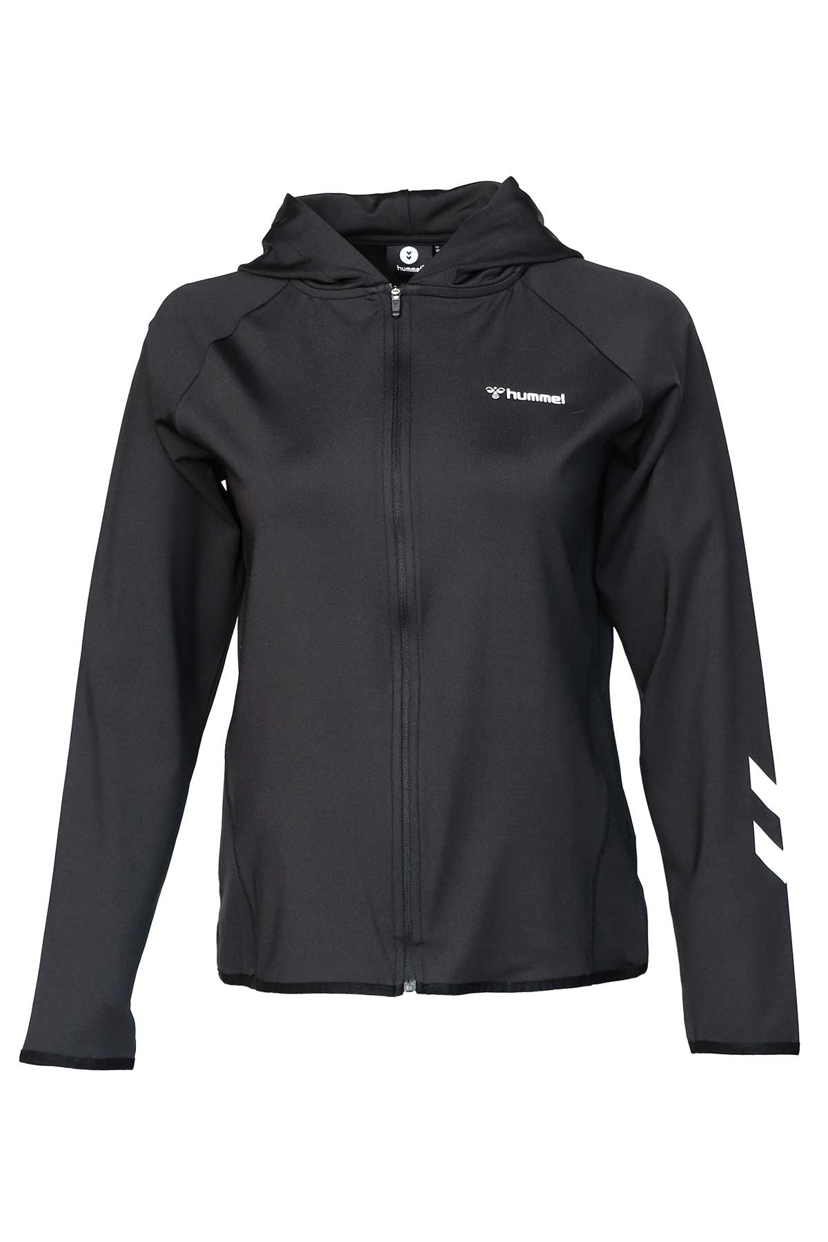Hummel Pia Zip Kadın Fermuarlı Sweatshirt 921636-2001 Siyah