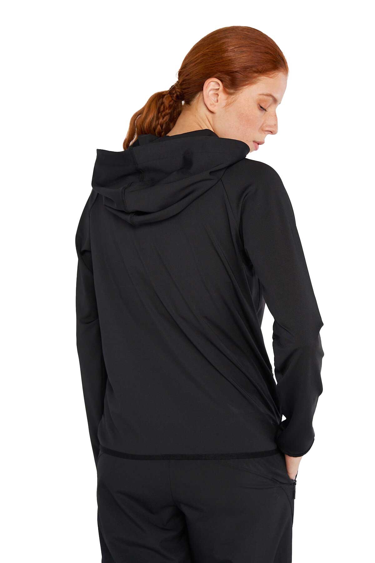 Hummel Pia Zip Kadın Fermuarlı Sweatshirt 921636-2001 Siyah