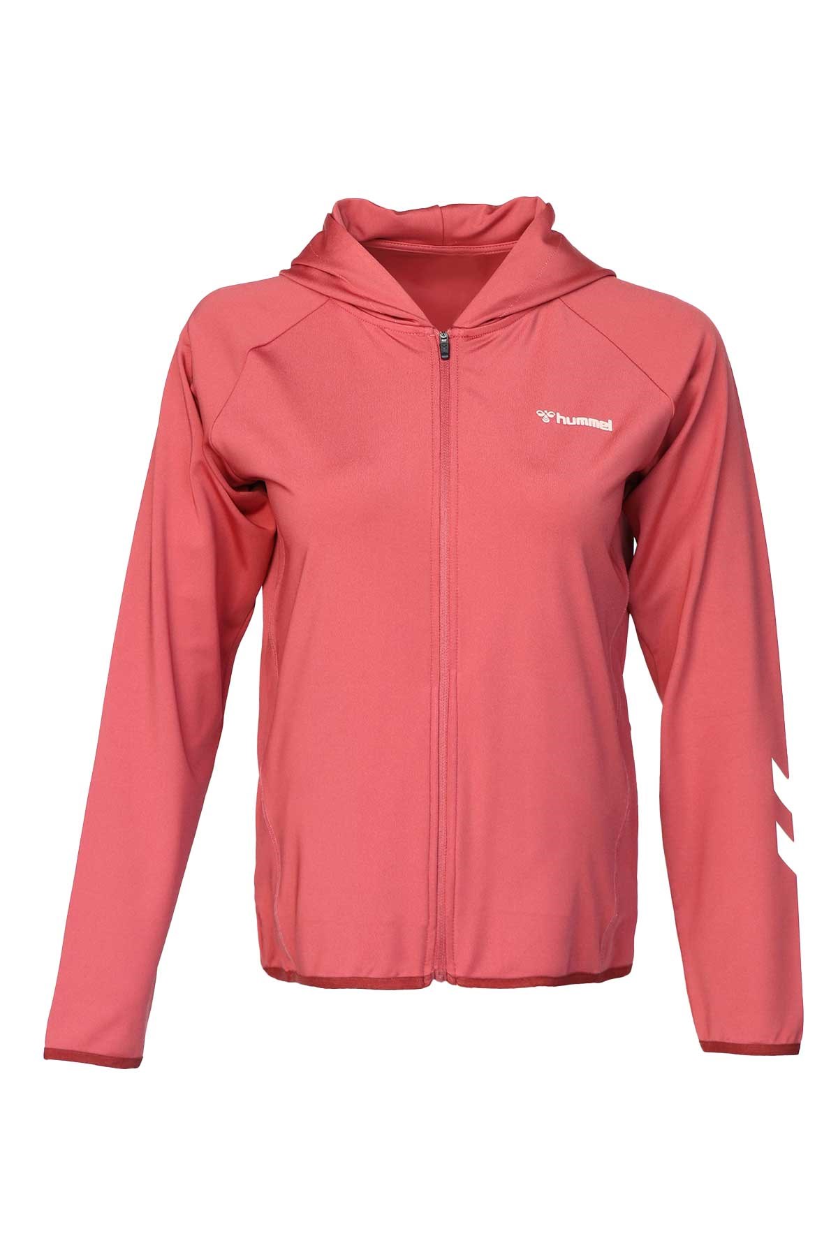 Hummel Pia Zip Kadın Fermuarlı Sweatshirt 921636-2212 Kırmızı