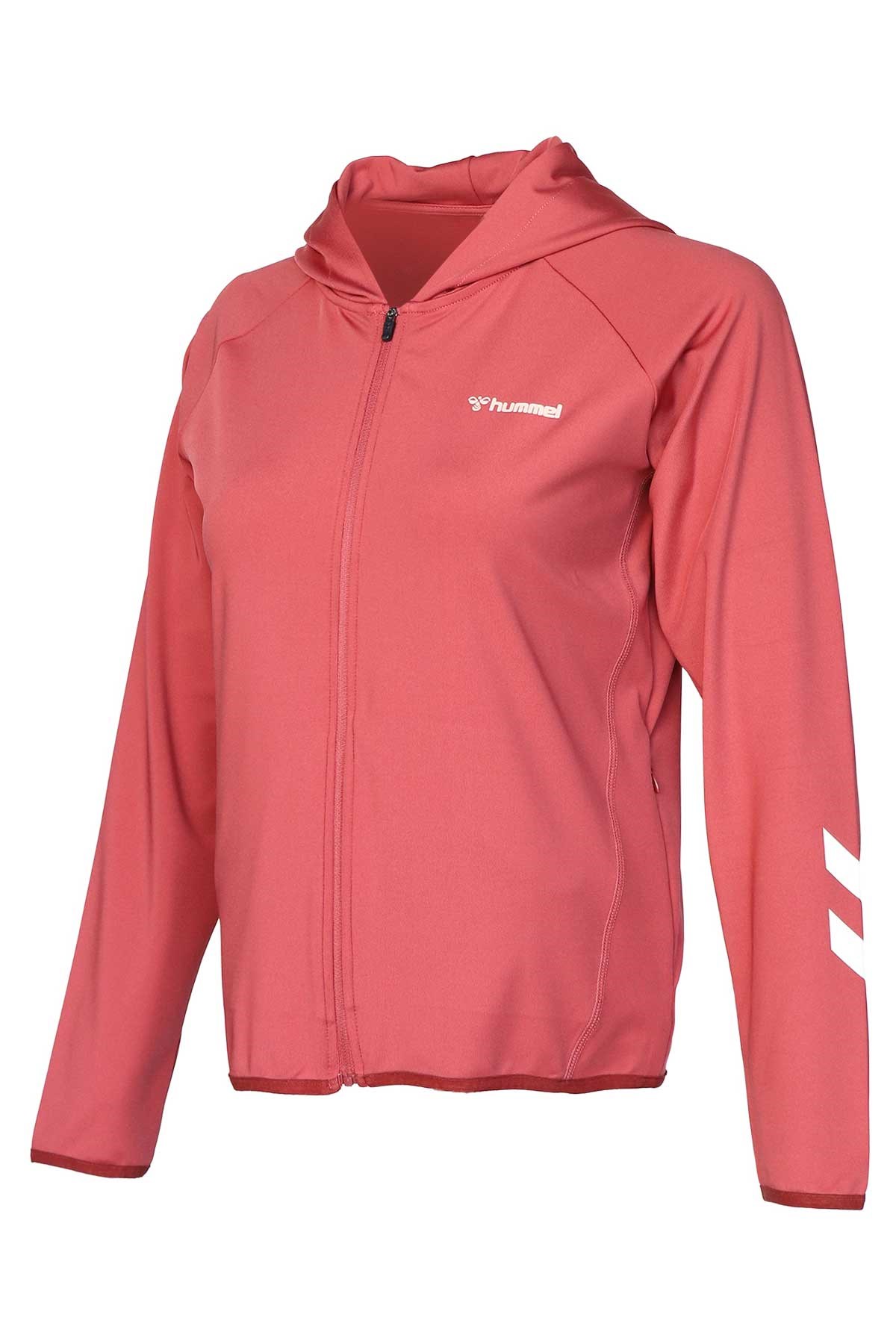 Hummel Pia Zip Kadın Fermuarlı Sweatshirt 921636-2212 Kırmızı
