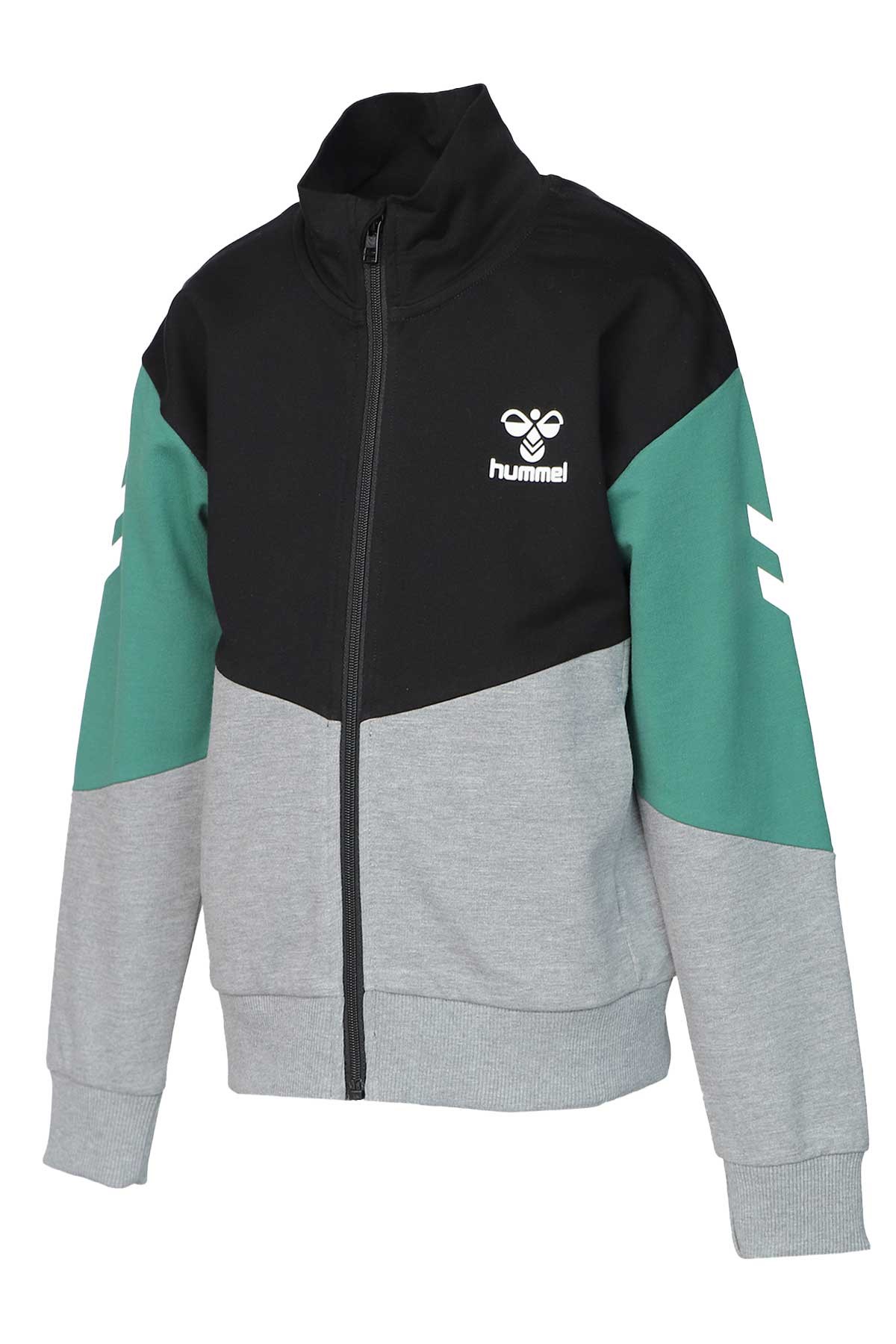 Hummel Ranex Zip Çocuk Fermuarlı Ceket 921640-2001 Siyah