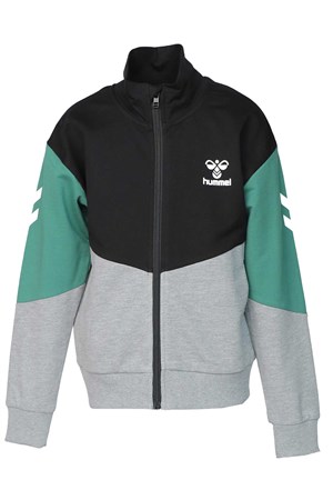 Hummel Ranex Zip Çocuk Fermuarlı Ceket 921640-2001 Siyah