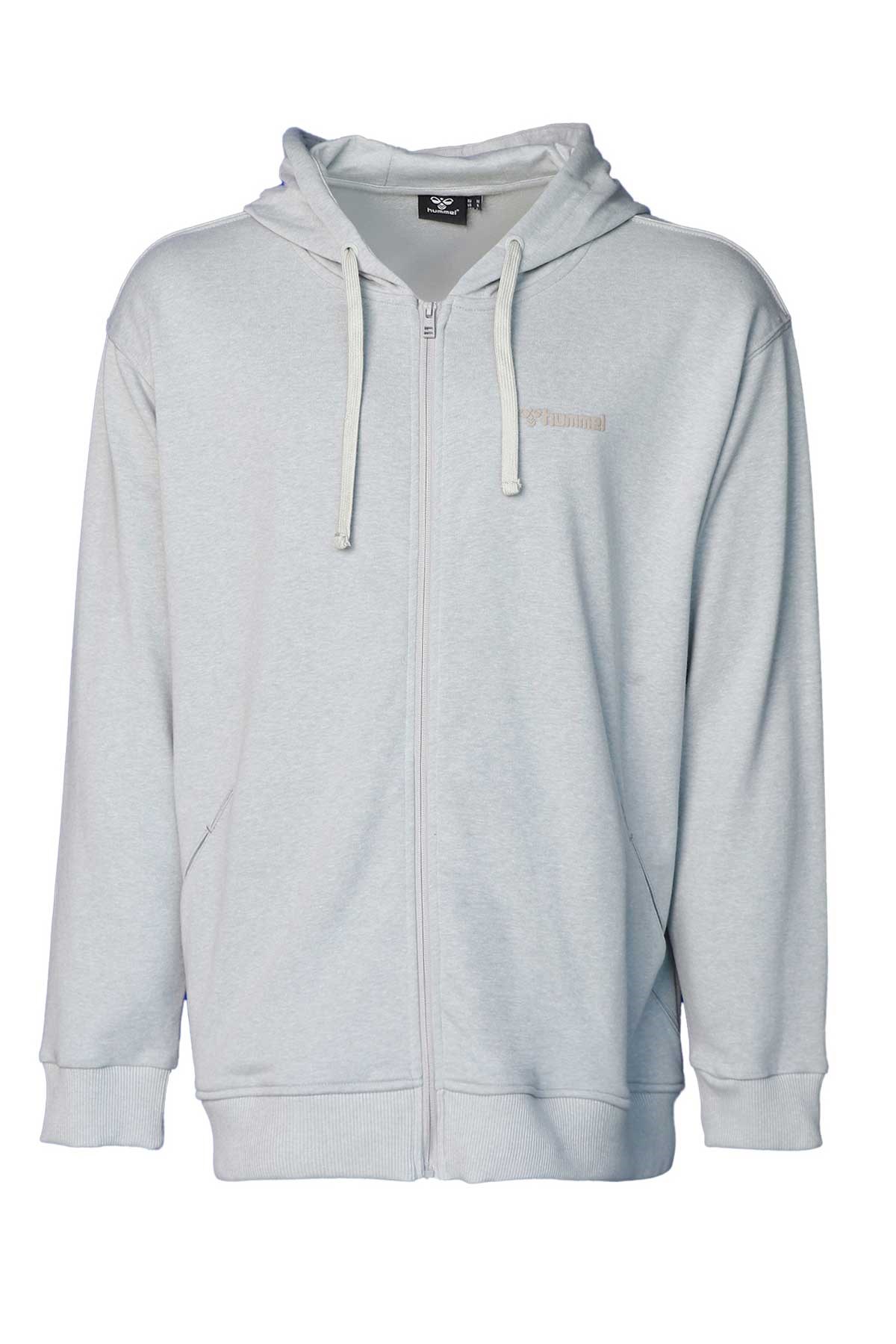 Hummel Yasuo Zip Erkek Fermuarlı Sweatshirt 921650-2540 Gri