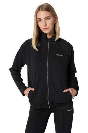 Hummel Alyssum Kadın Fermuarlı Sweatshirt 921653-2001 Siyah