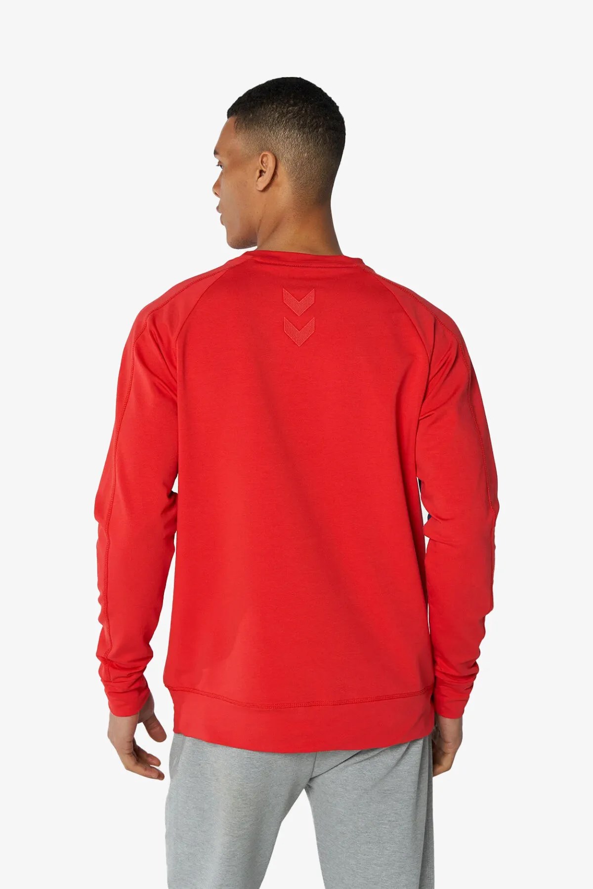 Hummel Arlo Erkek Sweatshirt 921658-3658 Kırmızı