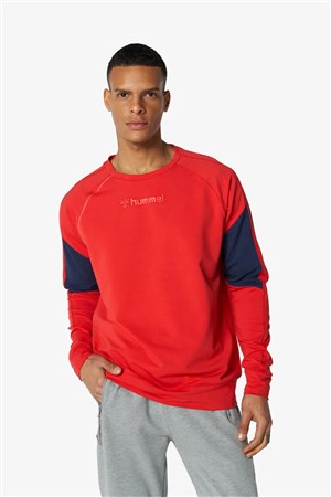 Hummel Arlo Erkek Sweatshirt 921658-3658 Kırmızı