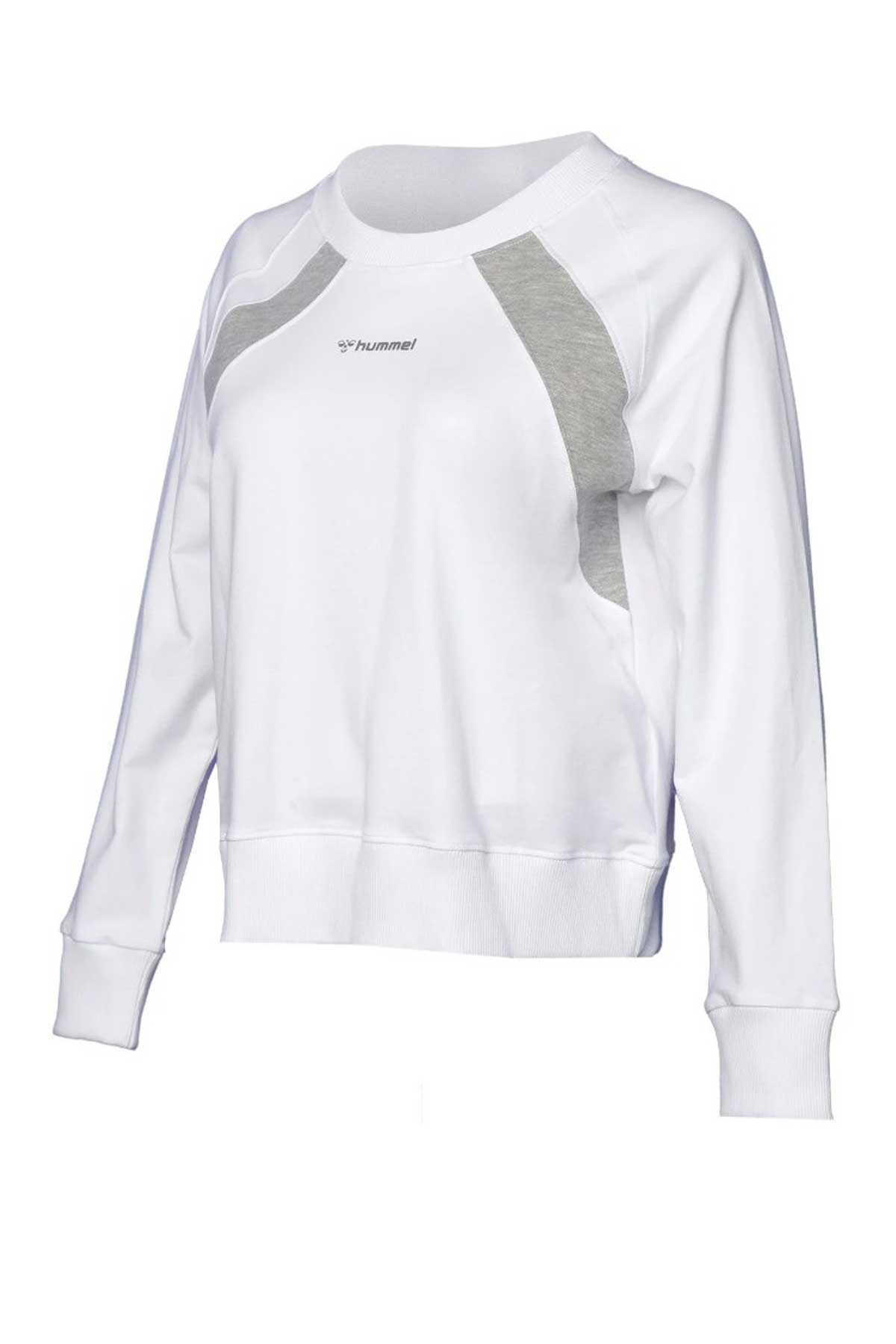 Hummel Bergenia Kadın Sweatshirt 921663-9003 Beyaz