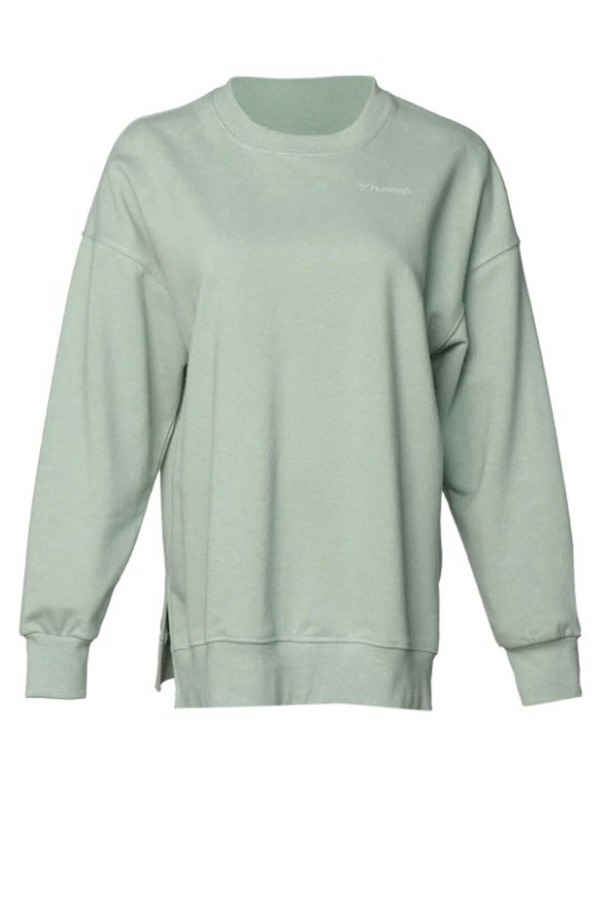 Hummel Bluebell Kadın Sweatshirt 921664-9856 Yeşil