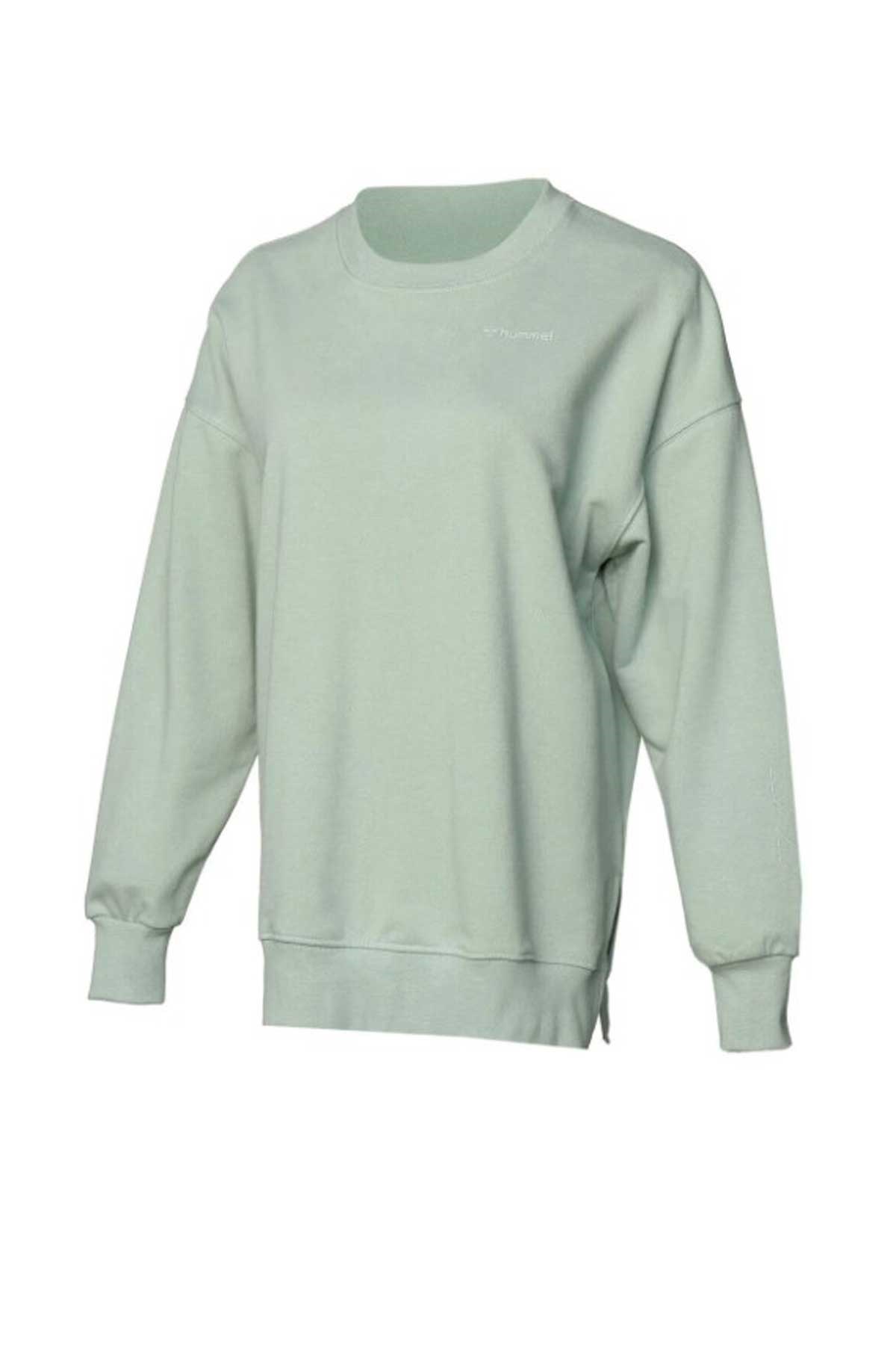 Hummel Bluebell Kadın Sweatshirt 921664-9856 Yeşil