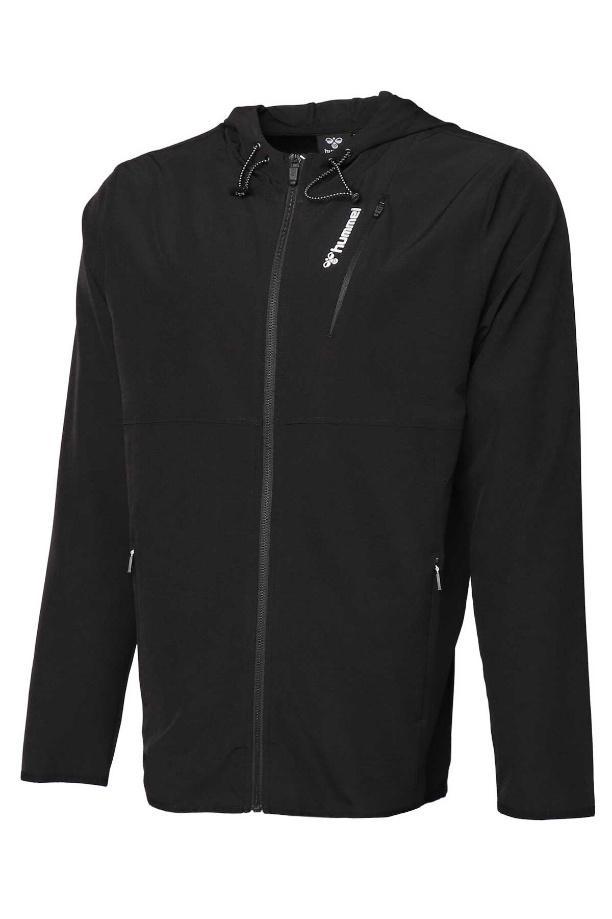 Hummel Camden Erkek Fermuarlı Sweatshirt 921666-2001 Siyah