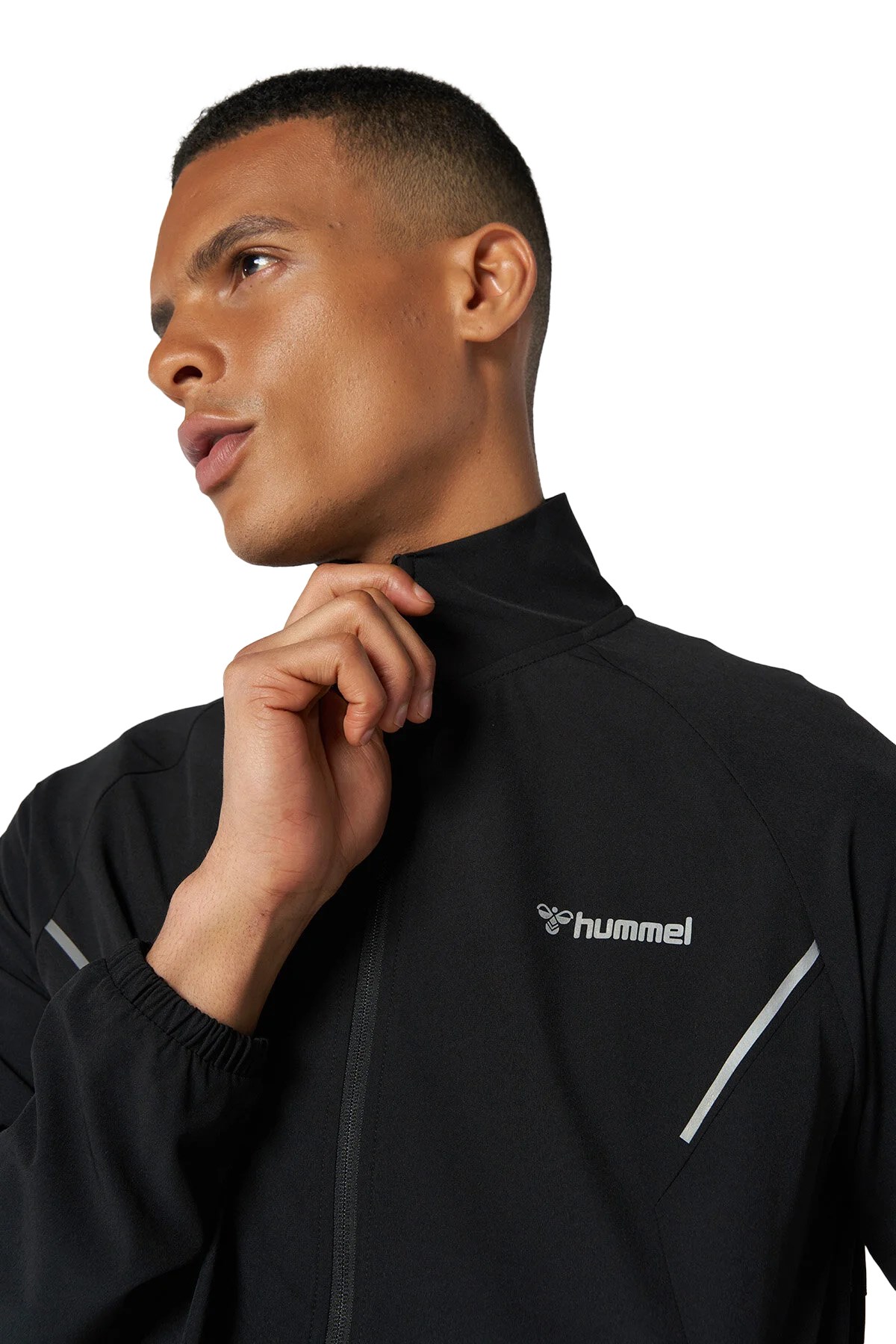 Hummel Dean Erkek Fermuarlı Sweatshirt 921669-2001 Siyah