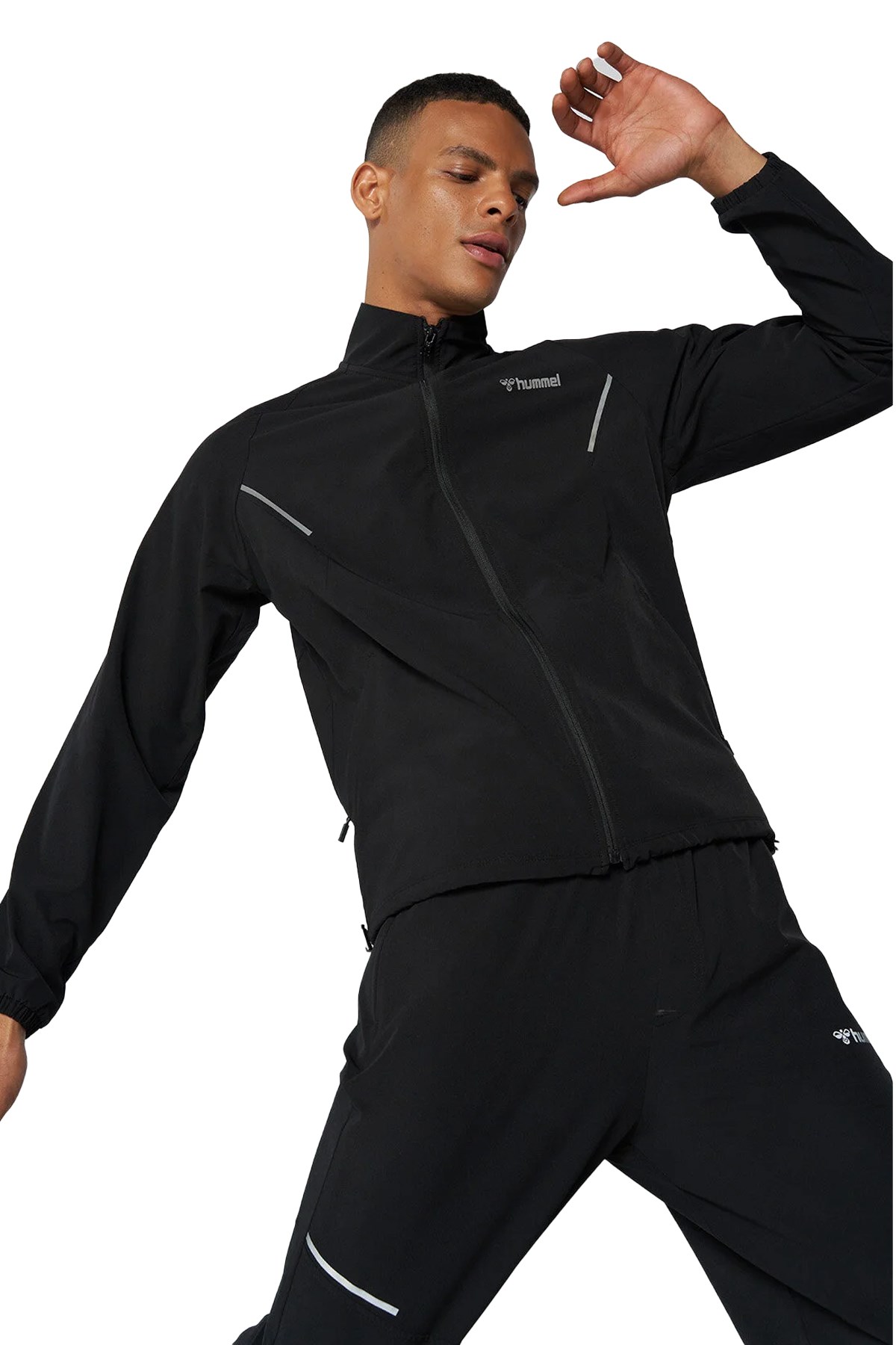 Hummel Dean Erkek Fermuarlı Sweatshirt 921669-2001 Siyah