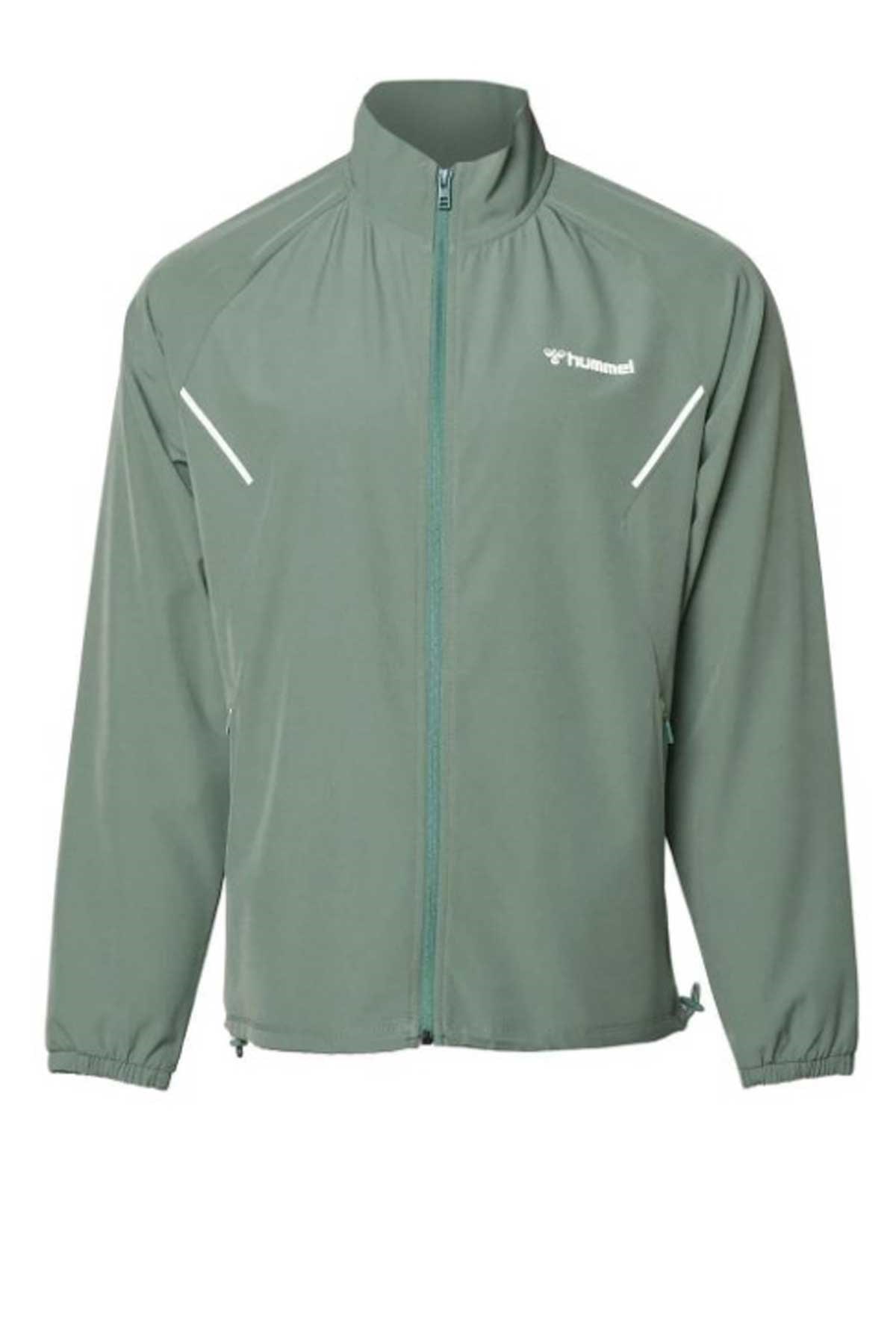 Hummel Dean Erkek Fermuarlı Sweatshirt 921669-9852 Yeşil