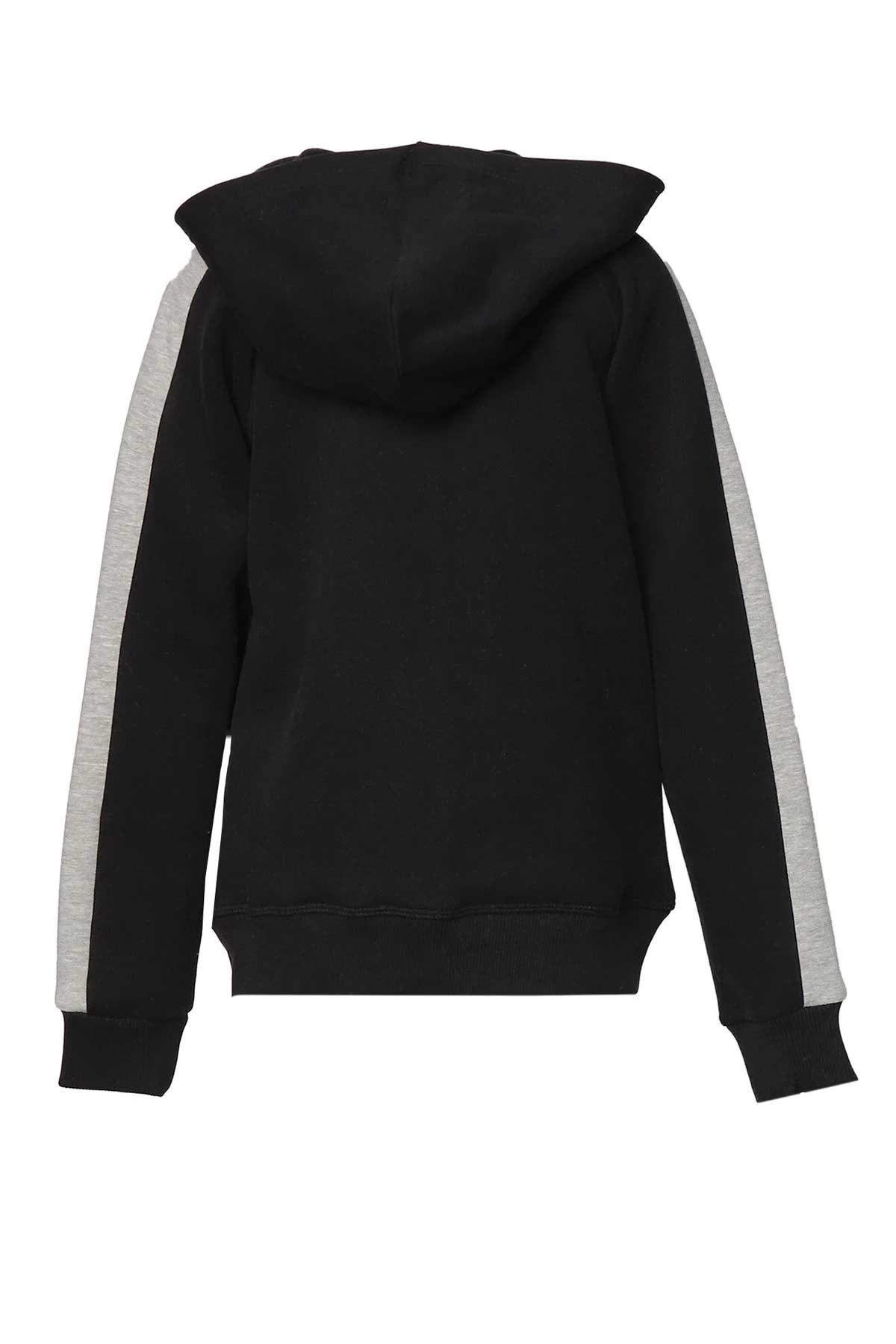 Hummel Ethan Çocuk Fermuarlı Sweatshirt 921674-2001 Siyah