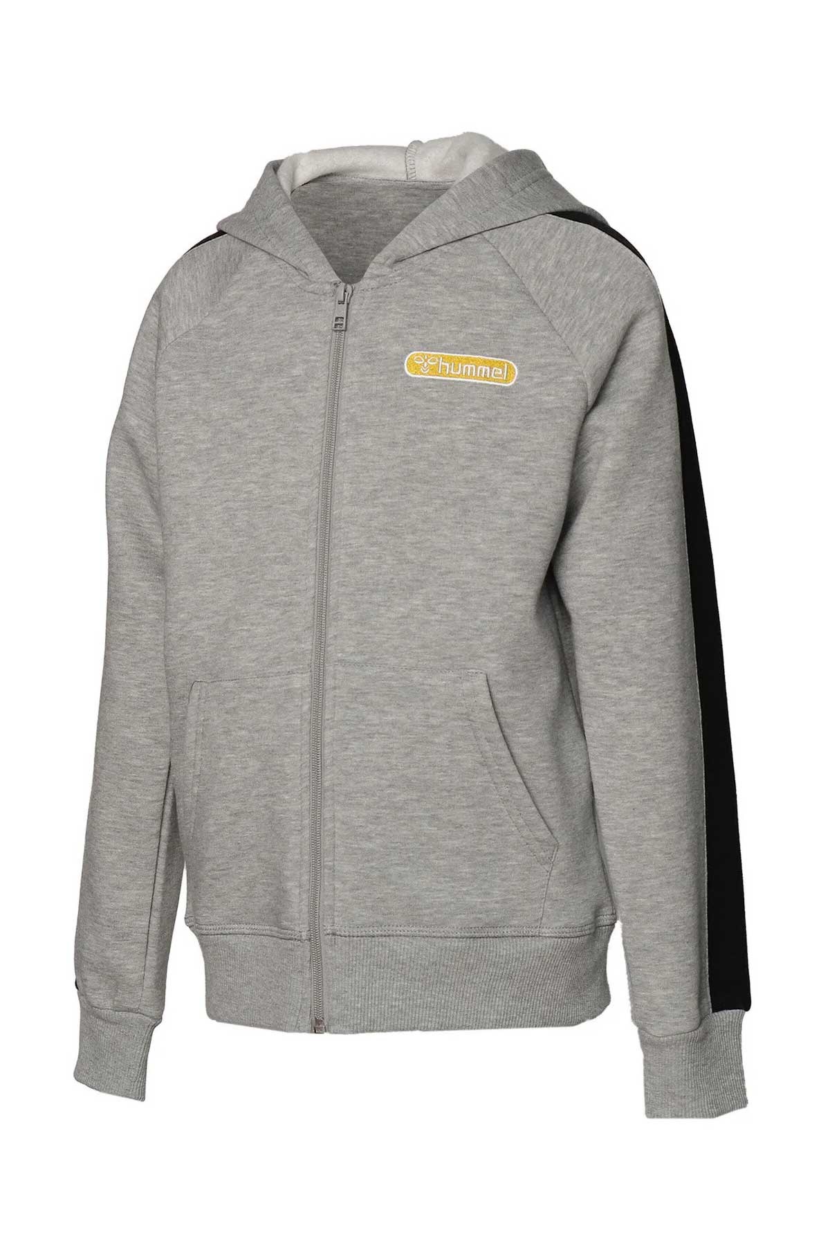 Hummel Ethan Çocuk Fermuarlı Sweatshirt 921674-2006 Gri