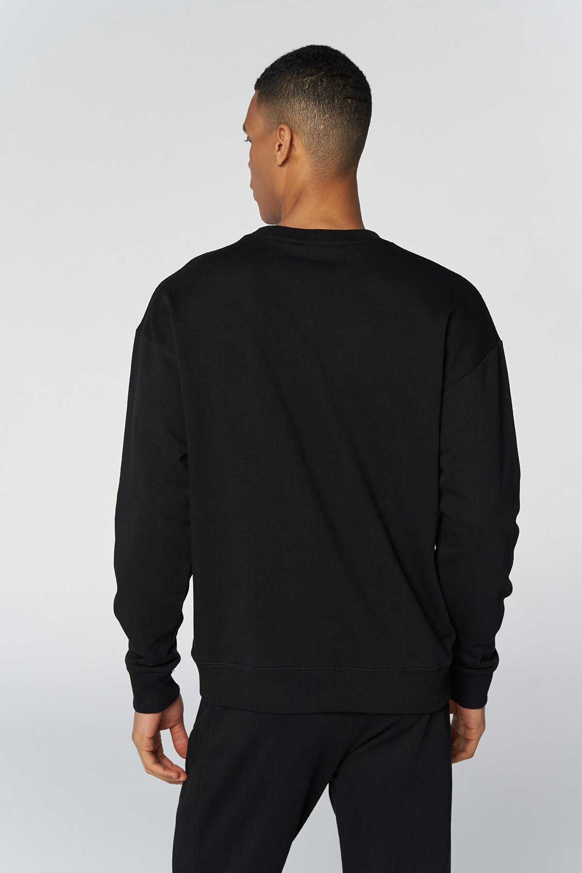 Hummel Everett Erkek Sweatshirt 921675-2001 Siyah