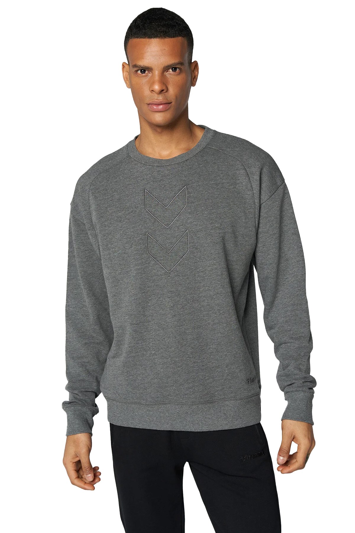 Hummel Everett Erkek Sweatshirt 921675-2833 Antrasit
