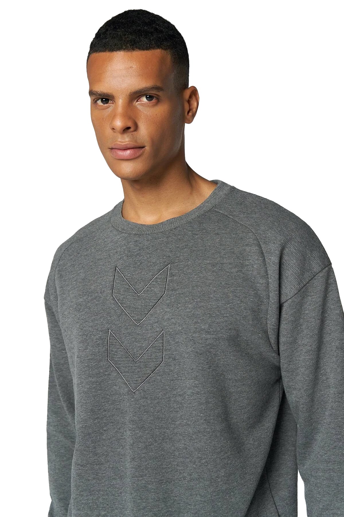 Hummel Everett Erkek Sweatshirt 921675-2833 Antrasit