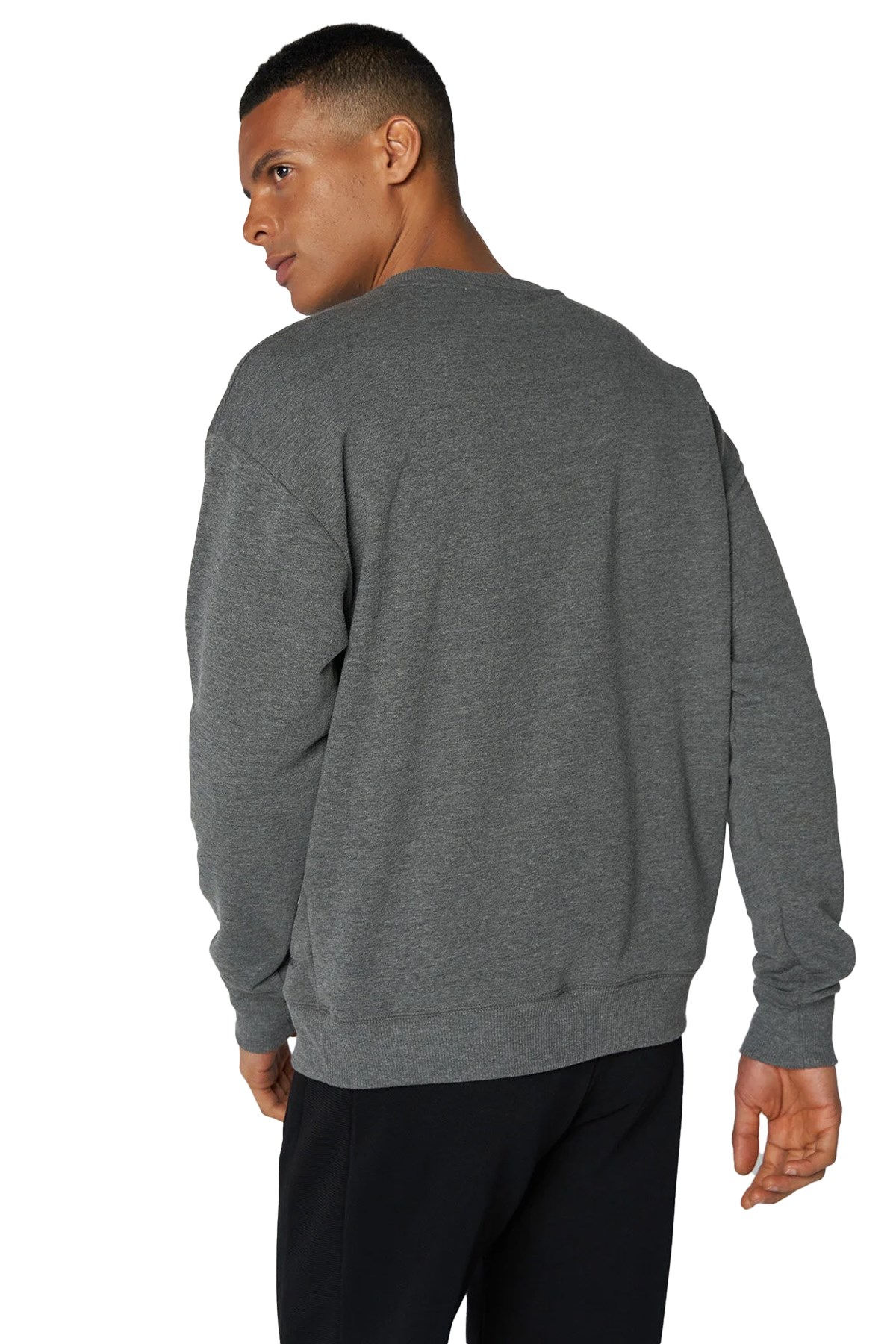 Hummel Everett Erkek Sweatshirt 921675-2833 Antrasit