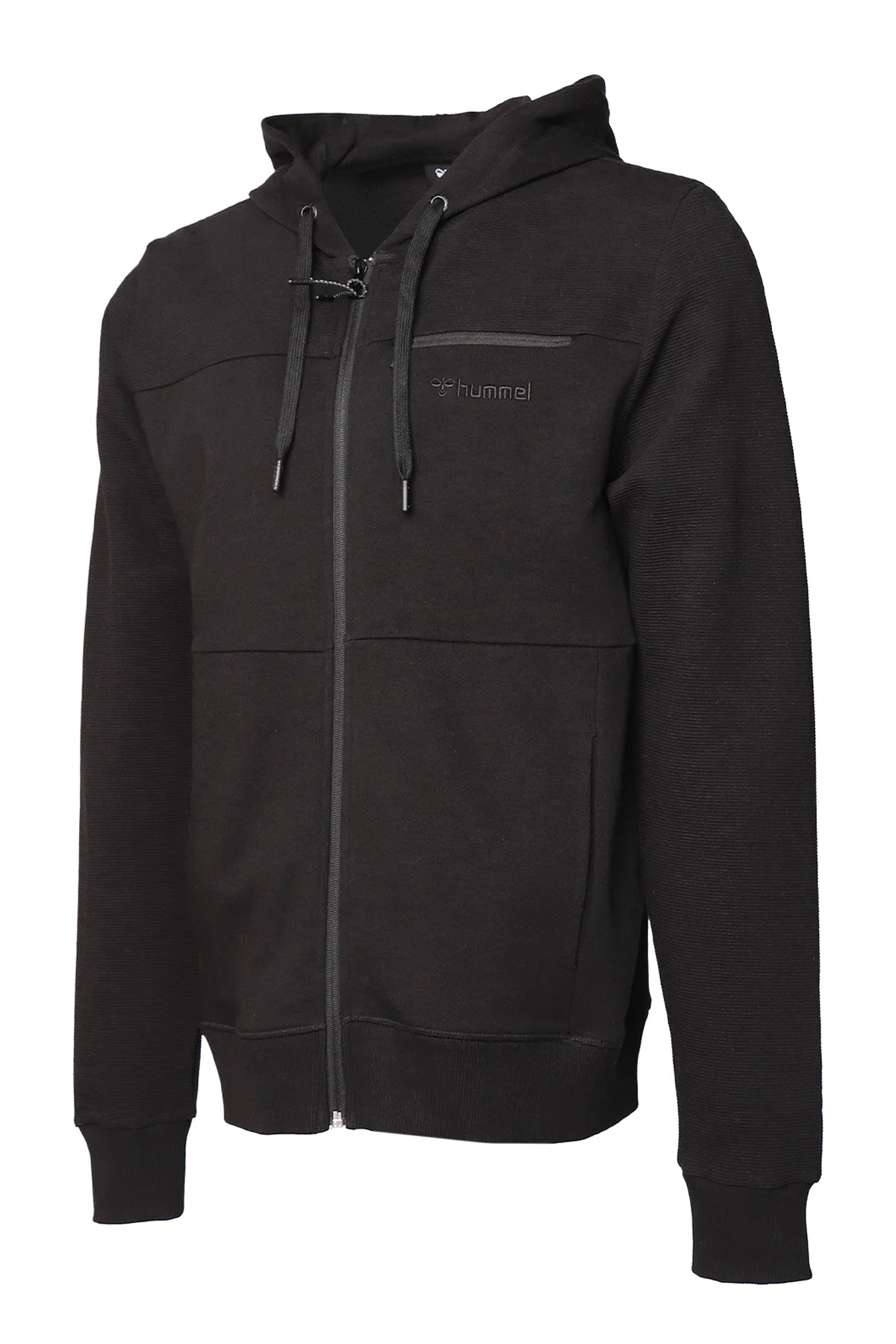Hummel Everett Erkek Fermuarlı Sweatshirt 921676-2001 Siyah