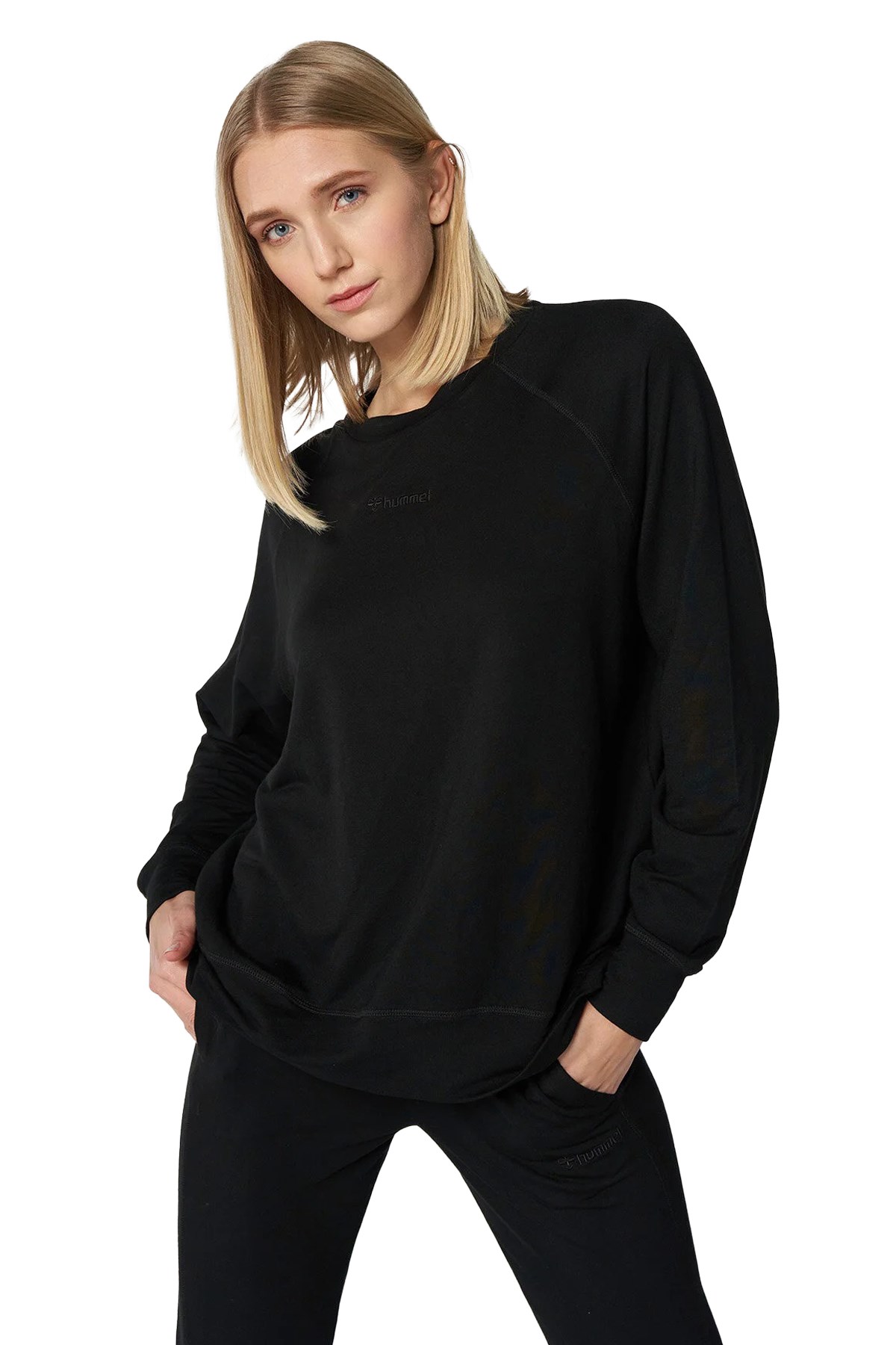 Hummel Floria Kadın Sweatshirt 921680-2001 Siyah